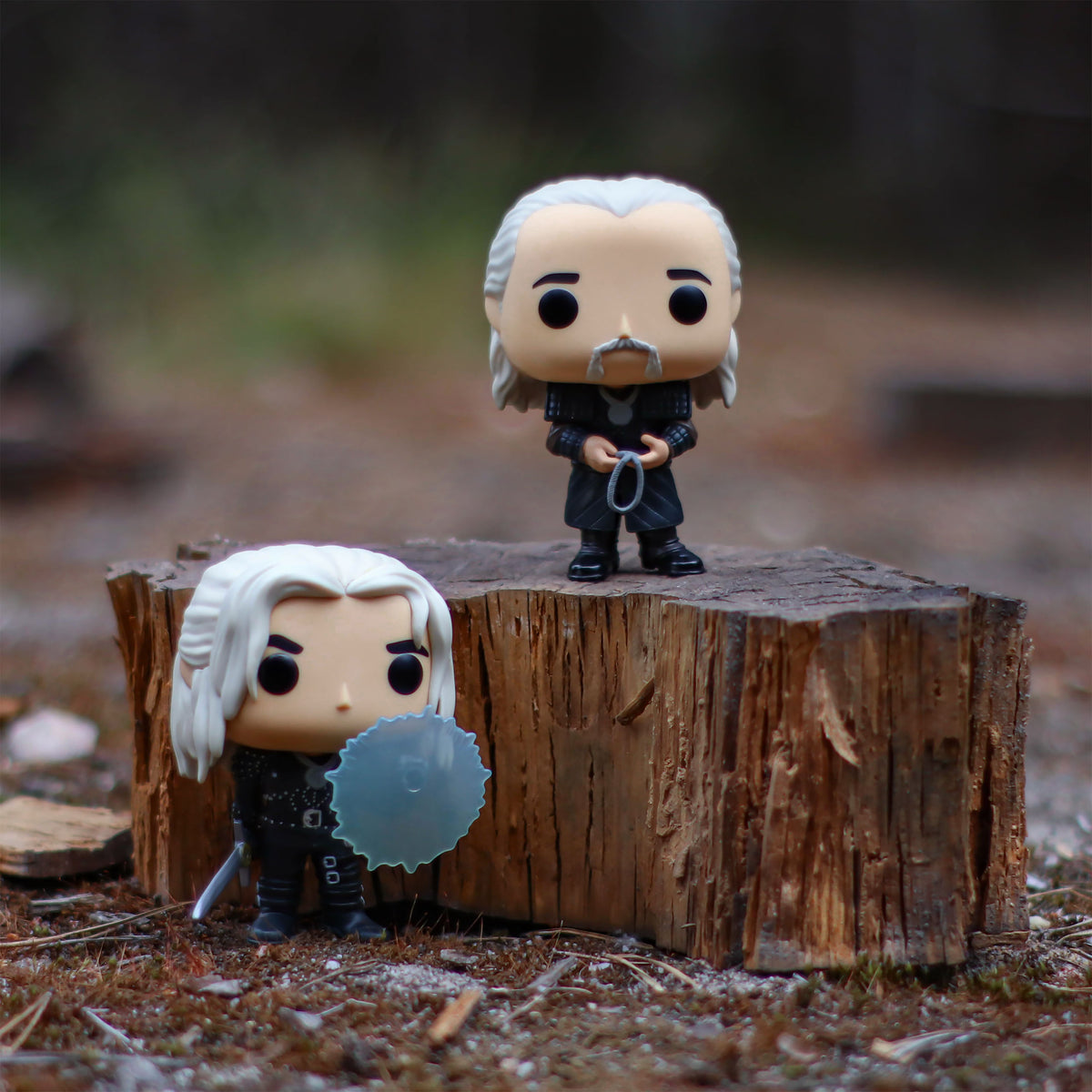 Zdjęcie produktu Wiedźmin - Zestaw figurek Funko Pop Geralt i Vesemir