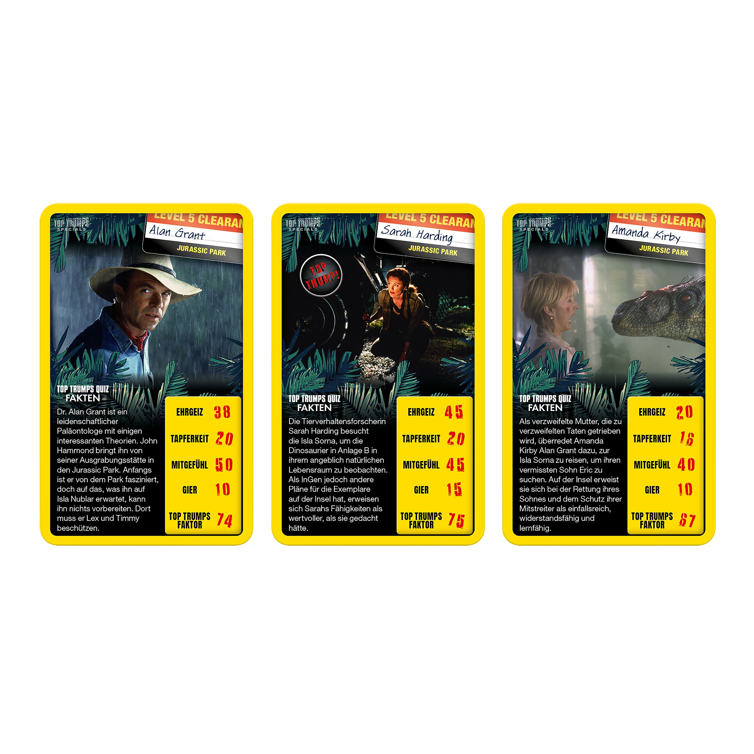 Zdjęcie produktu Jurassic Park - Top Trumps