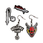 Product image Stranger Things - Hellfire Club Earrings 3-piece Set