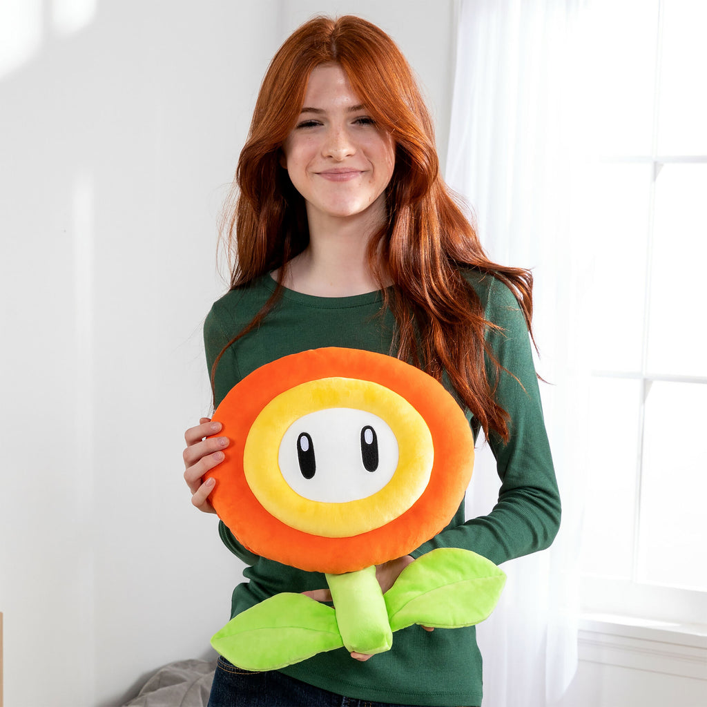 Zdjęcie produktu Super Mario - Pluszowa Figurka Kwiat Ognia XL