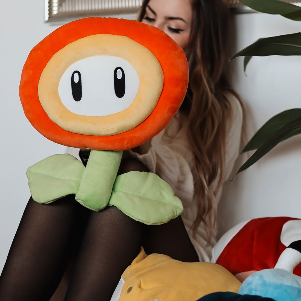 Zdjęcie produktu Super Mario - Pluszowa Figurka Kwiat Ognia XL