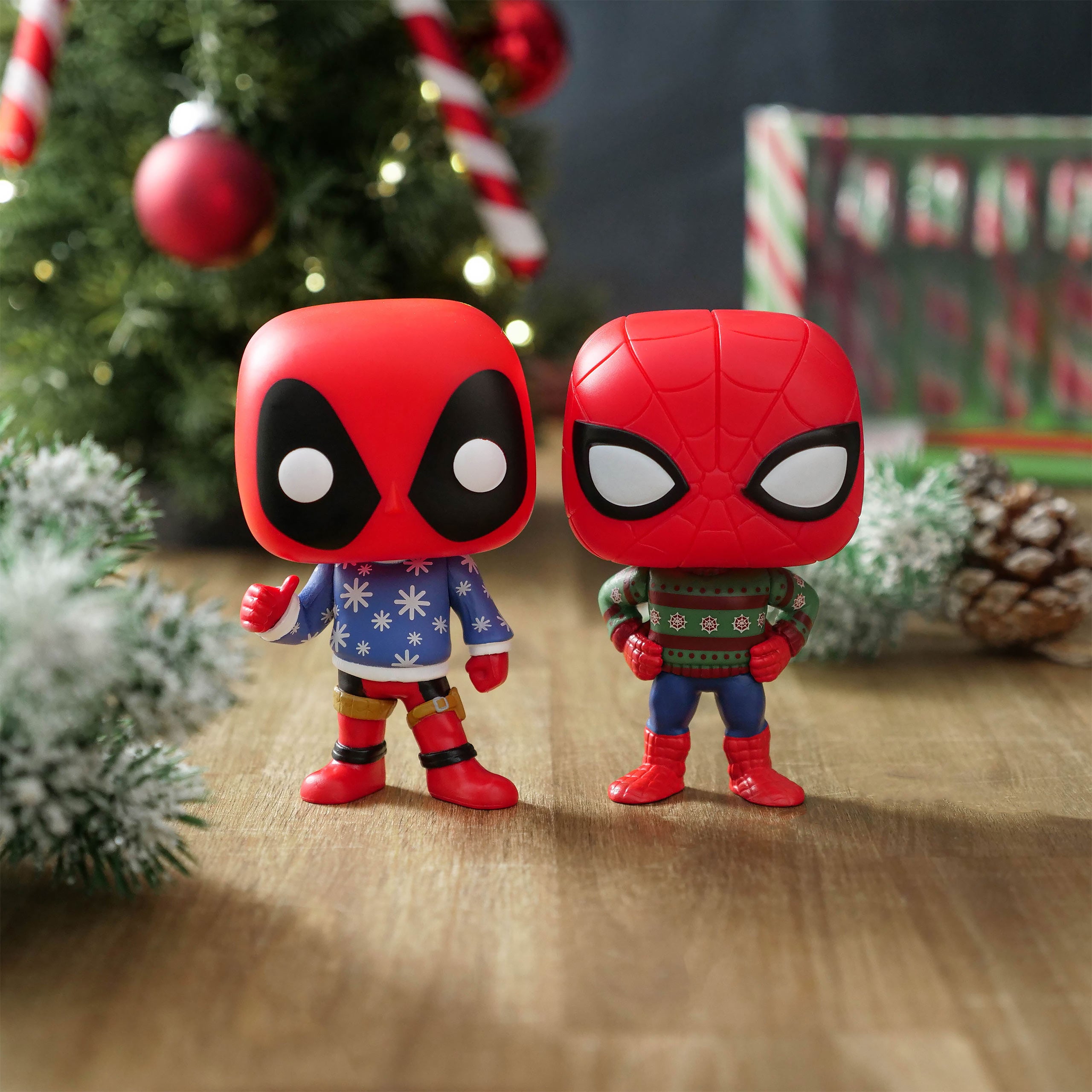 Zdjęcie produktu Deadpool - Świąteczna figurka Funko Pop z ruchomą głową