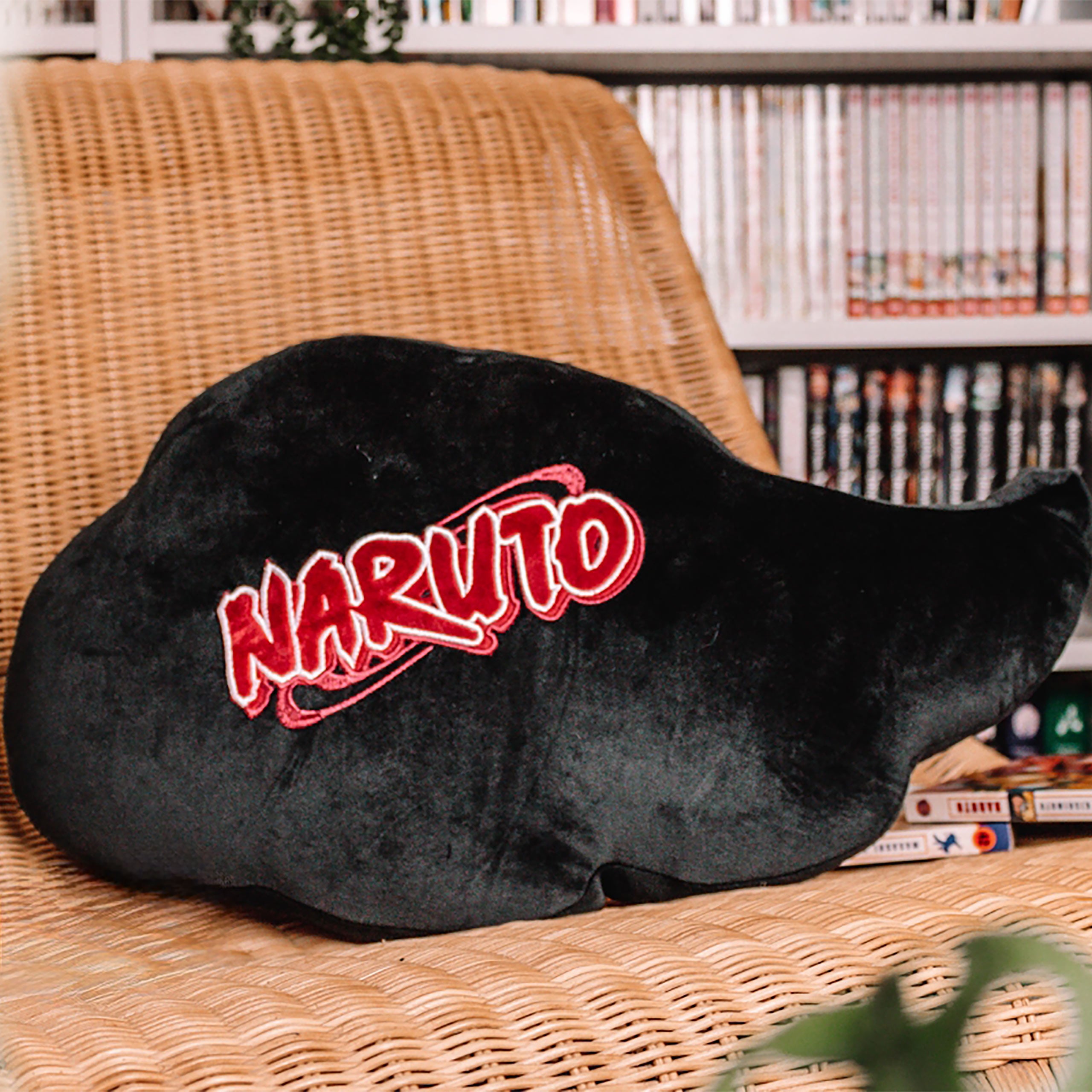 Zdjęcie produktu Naruto Shippuden - Poduszka z symbolem Akatsuki