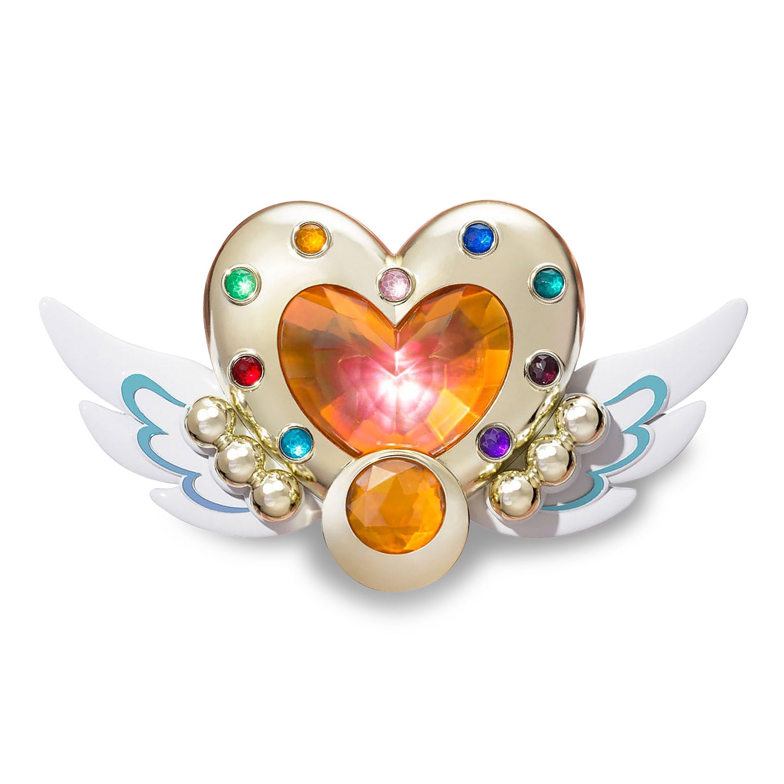 Product image Sailor Moon - Cosmos Eternal Moon Transformation Brooch with Light and Sound Effects