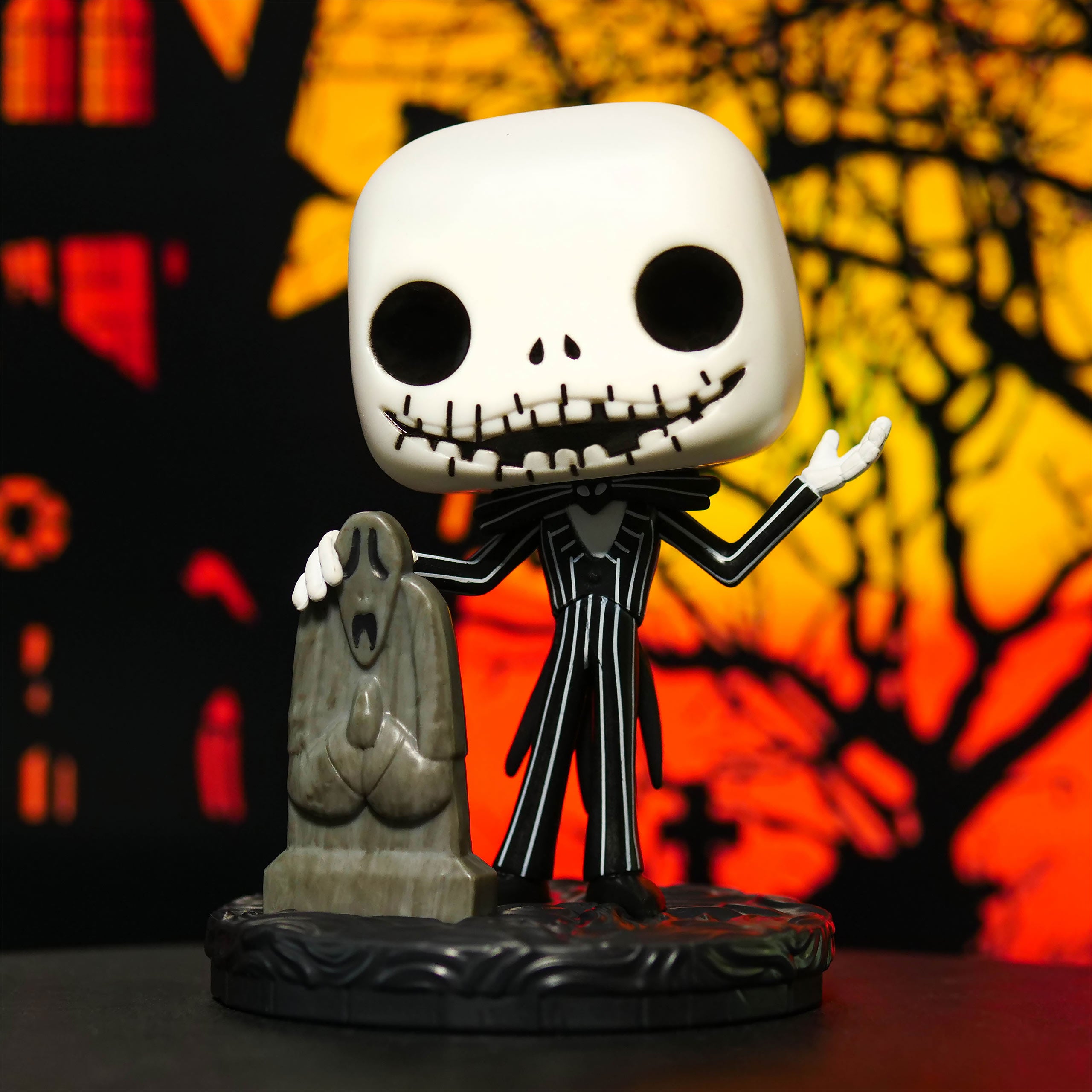 Zdjęcie produktu Nightmare Before Christmas - Jack Skellington z nagrobkiem Funko Pop figurka