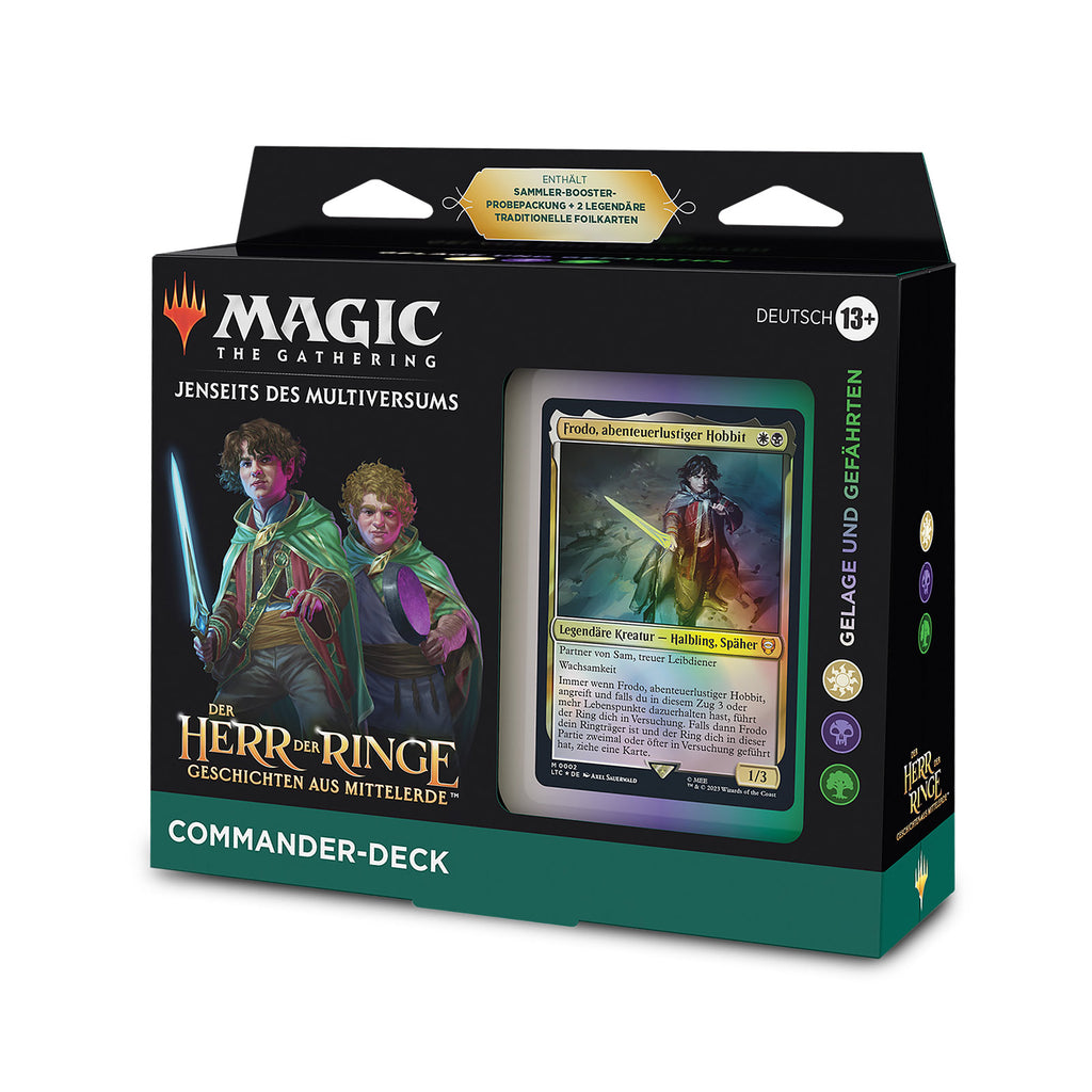 Zdjęcie produktu Władca Pierścieni Śródziemie Uczta i Towarzysze Commander Deck - Magic The Gathering