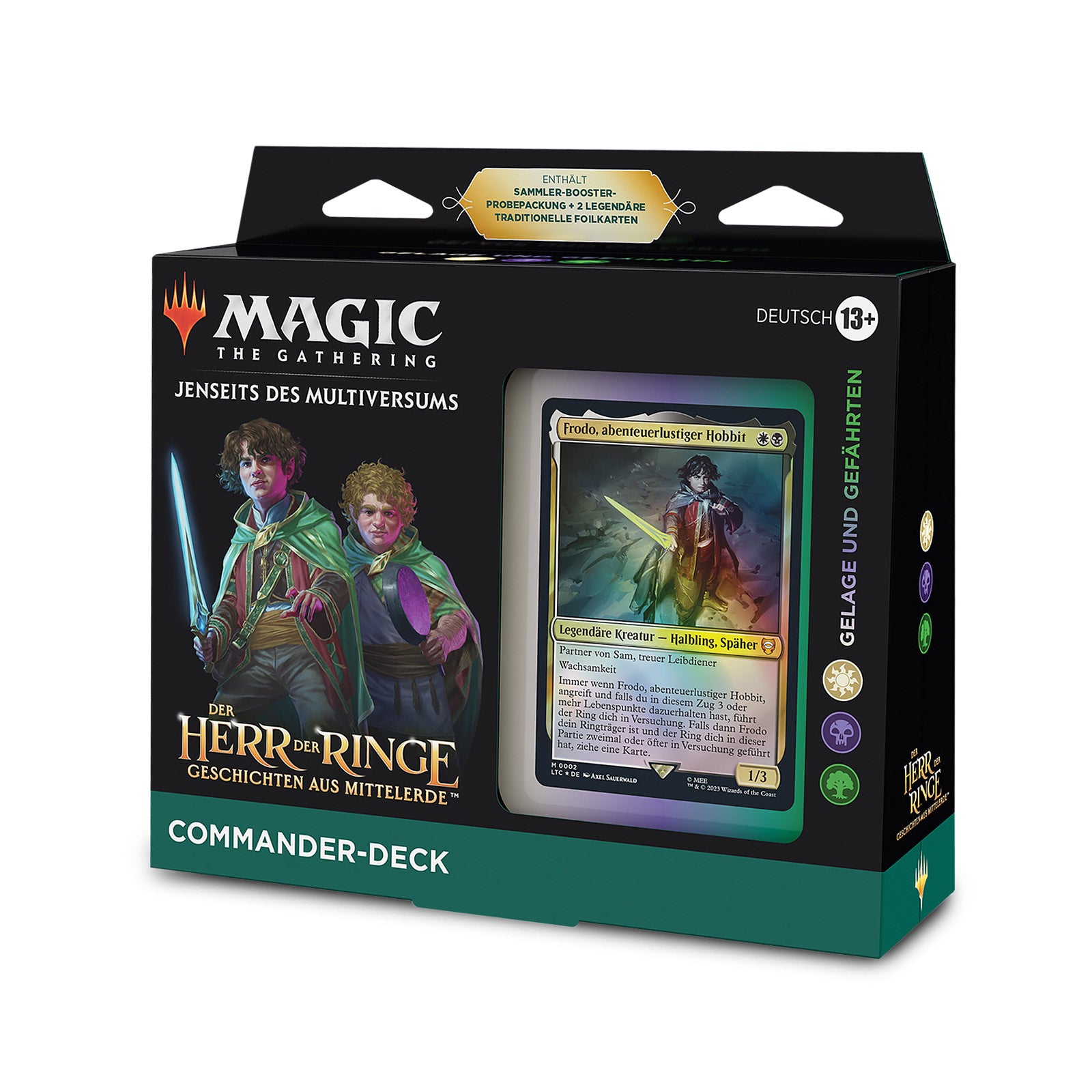 Zdjęcie produktu Władca Pierścieni Śródziemie Uczta i Towarzysze Commander Deck - Magic The Gathering
