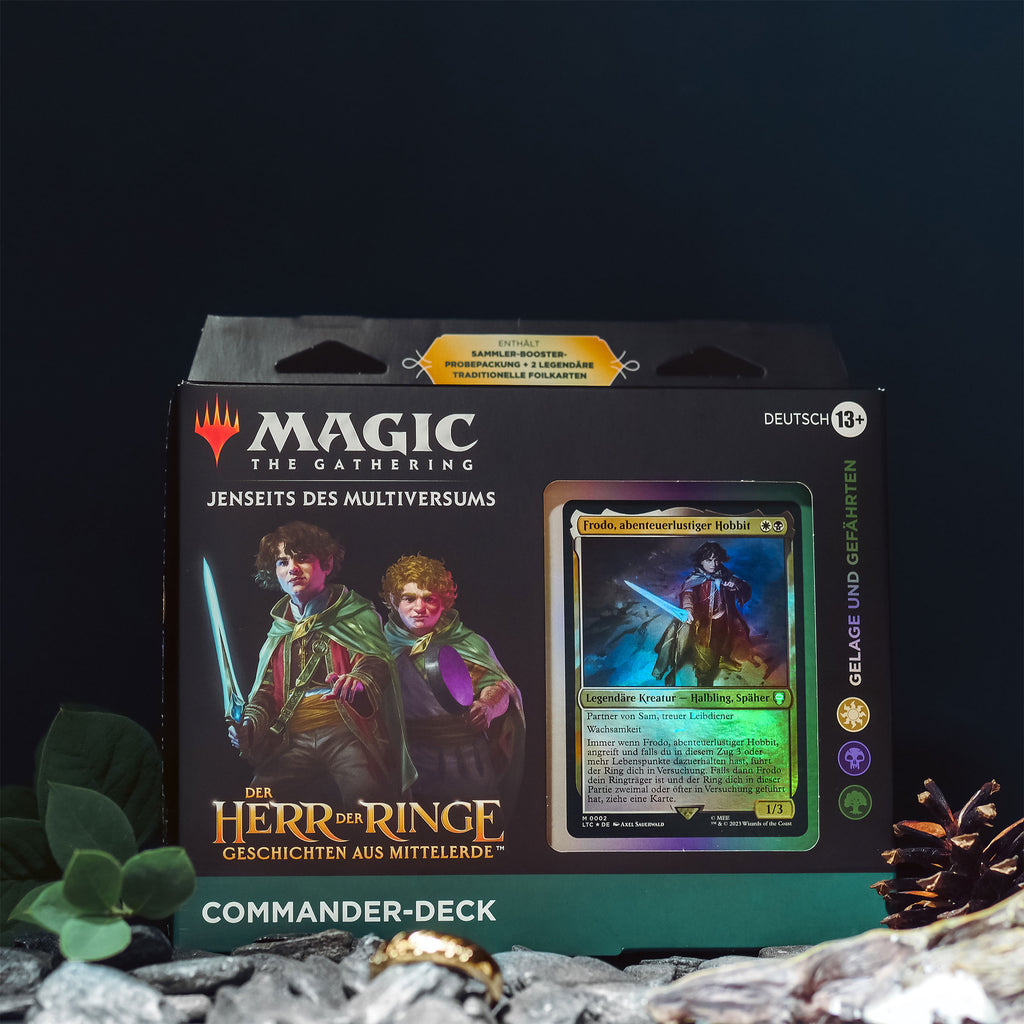 Zdjęcie produktu Władca Pierścieni Śródziemie Uczta i Towarzysze Commander Deck - Magic The Gathering