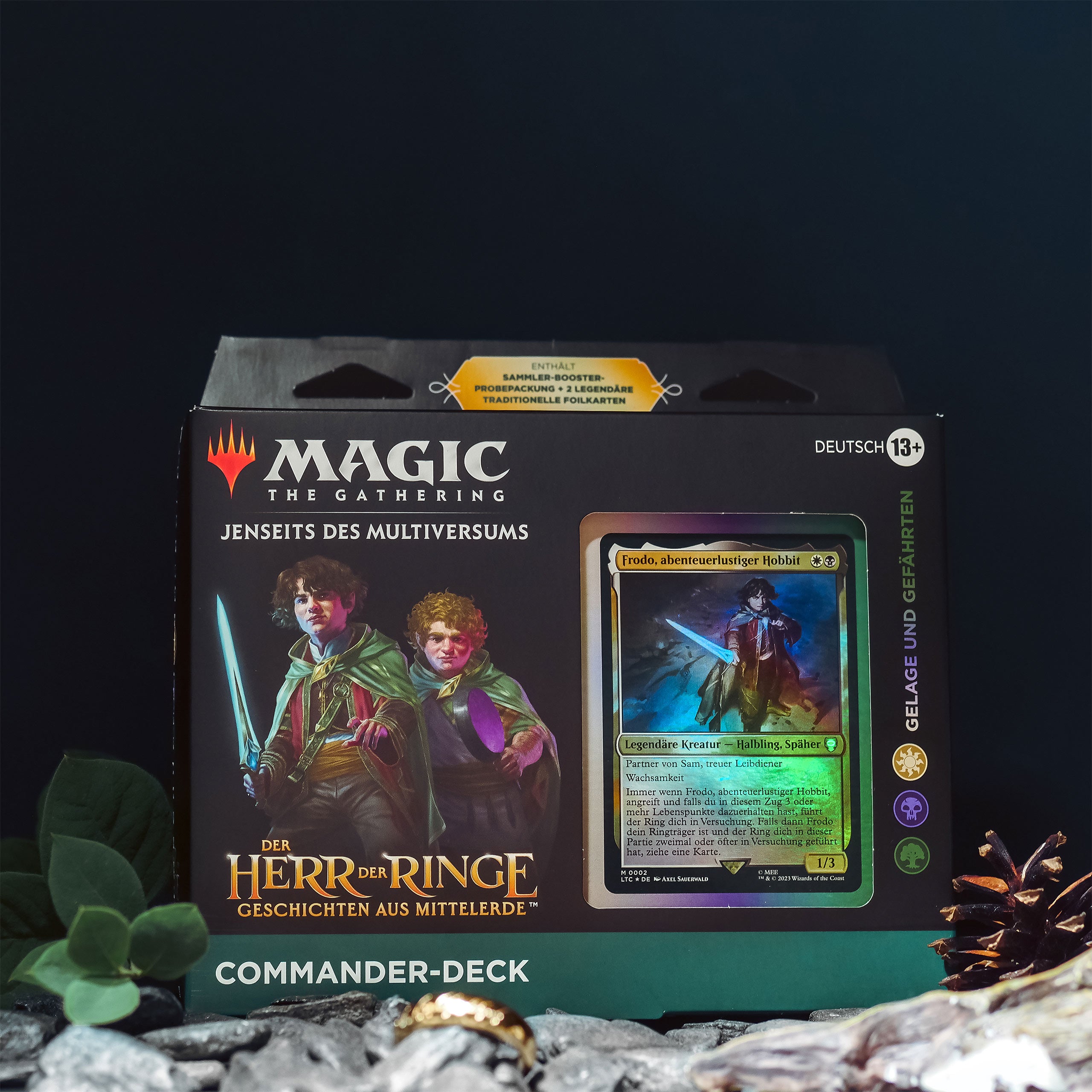 Zdjęcie produktu Władca Pierścieni Śródziemie Uczta i Towarzysze Commander Deck - Magic The Gathering