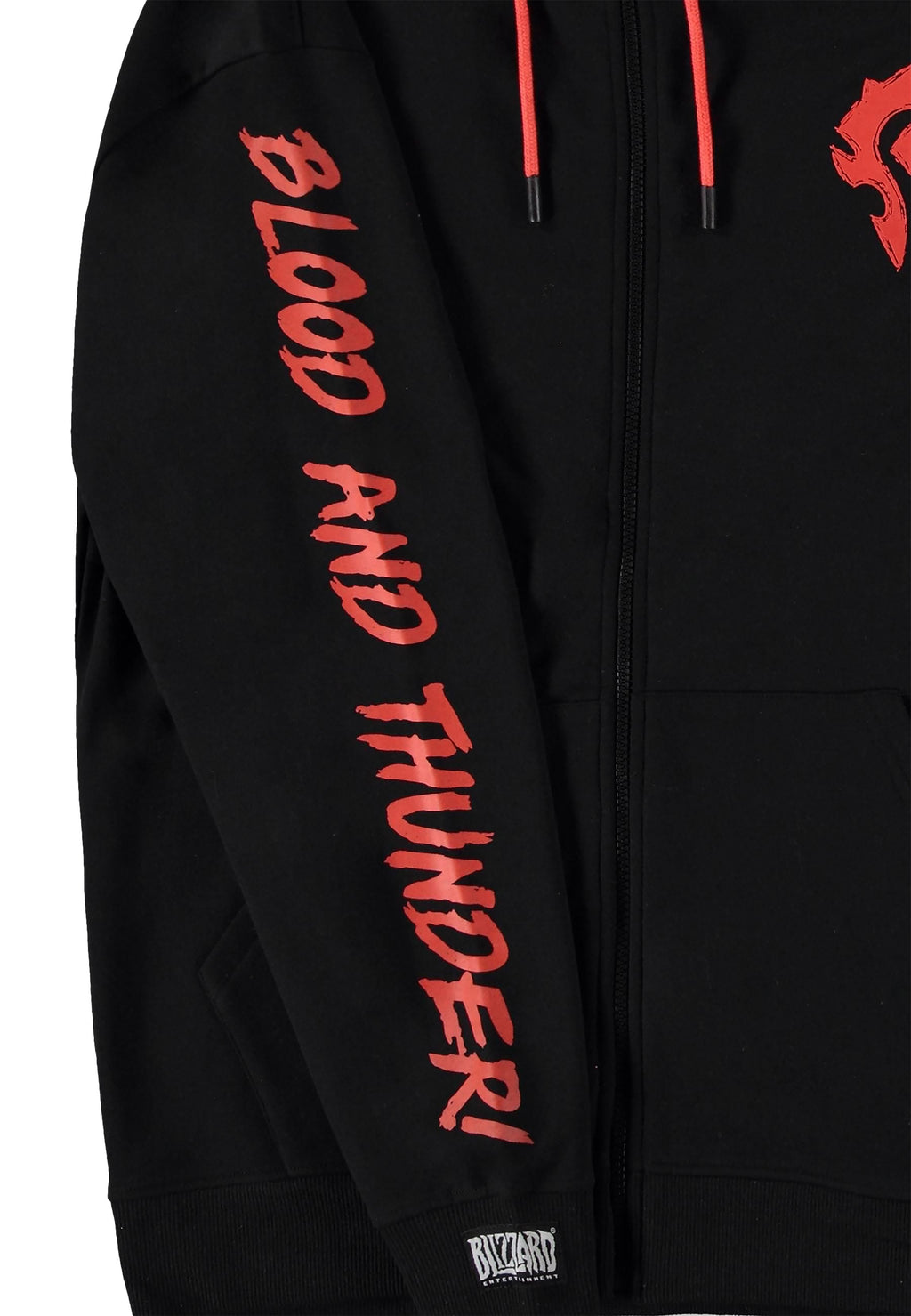 Zdjęcie produktu World of Warcraft - Blood & Thunder Horde Logo Bluza z kapturem czarna