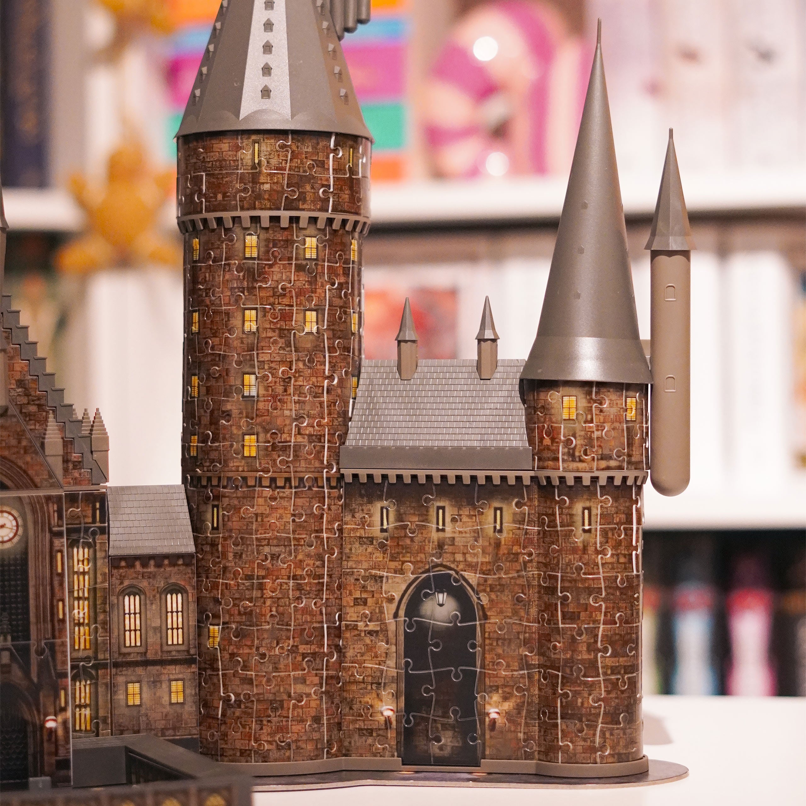 Zdjęcie produktu Zamek Hogwart Wielka Sala 3D Puzzle z Oświetleniem - Harry Potter
