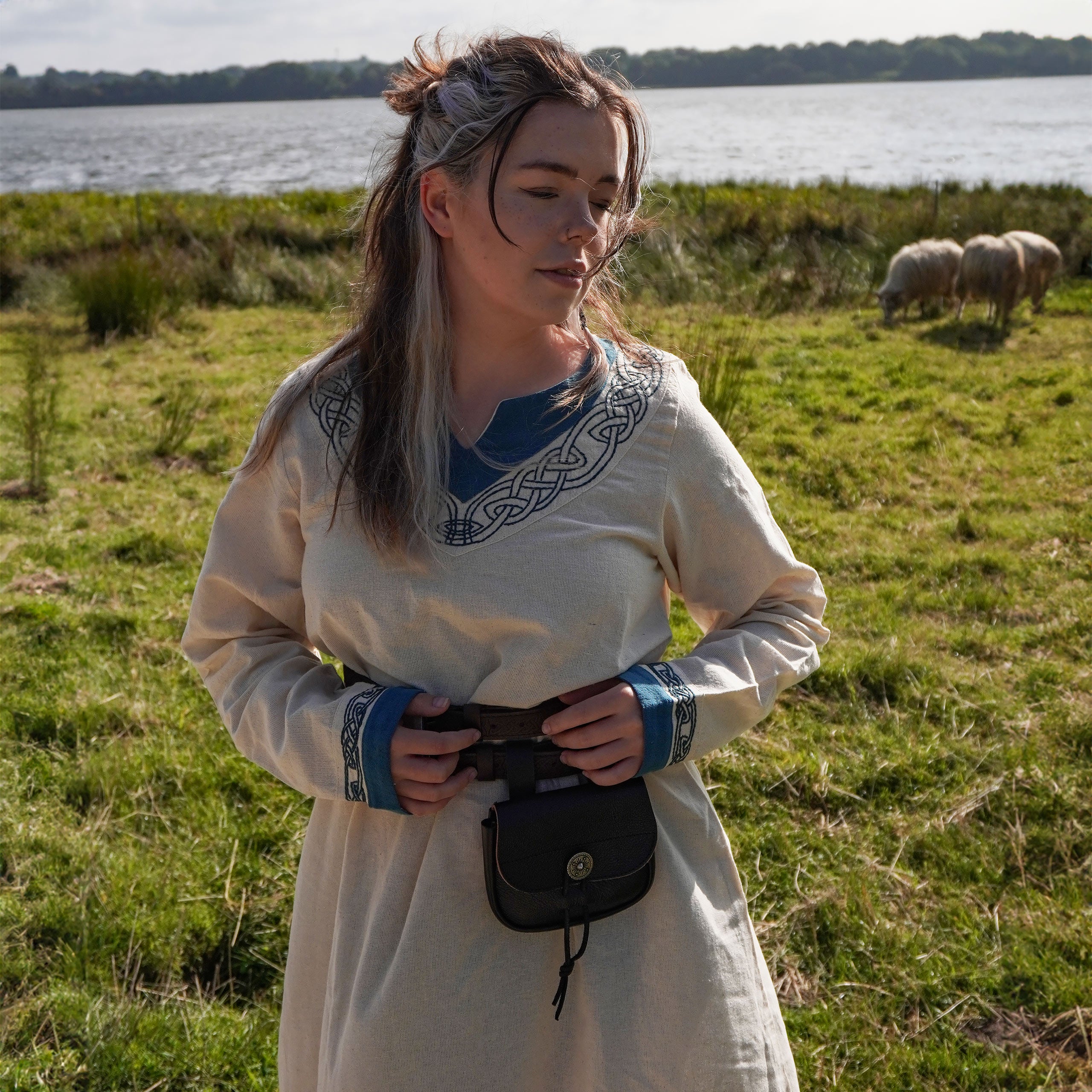 Product image Viking Dress Lagertha Beige-Blue