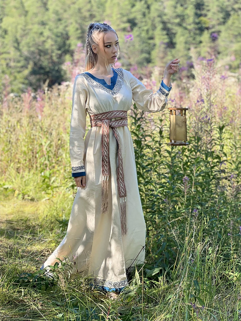 Product image Viking Dress Lagertha Beige-Blue