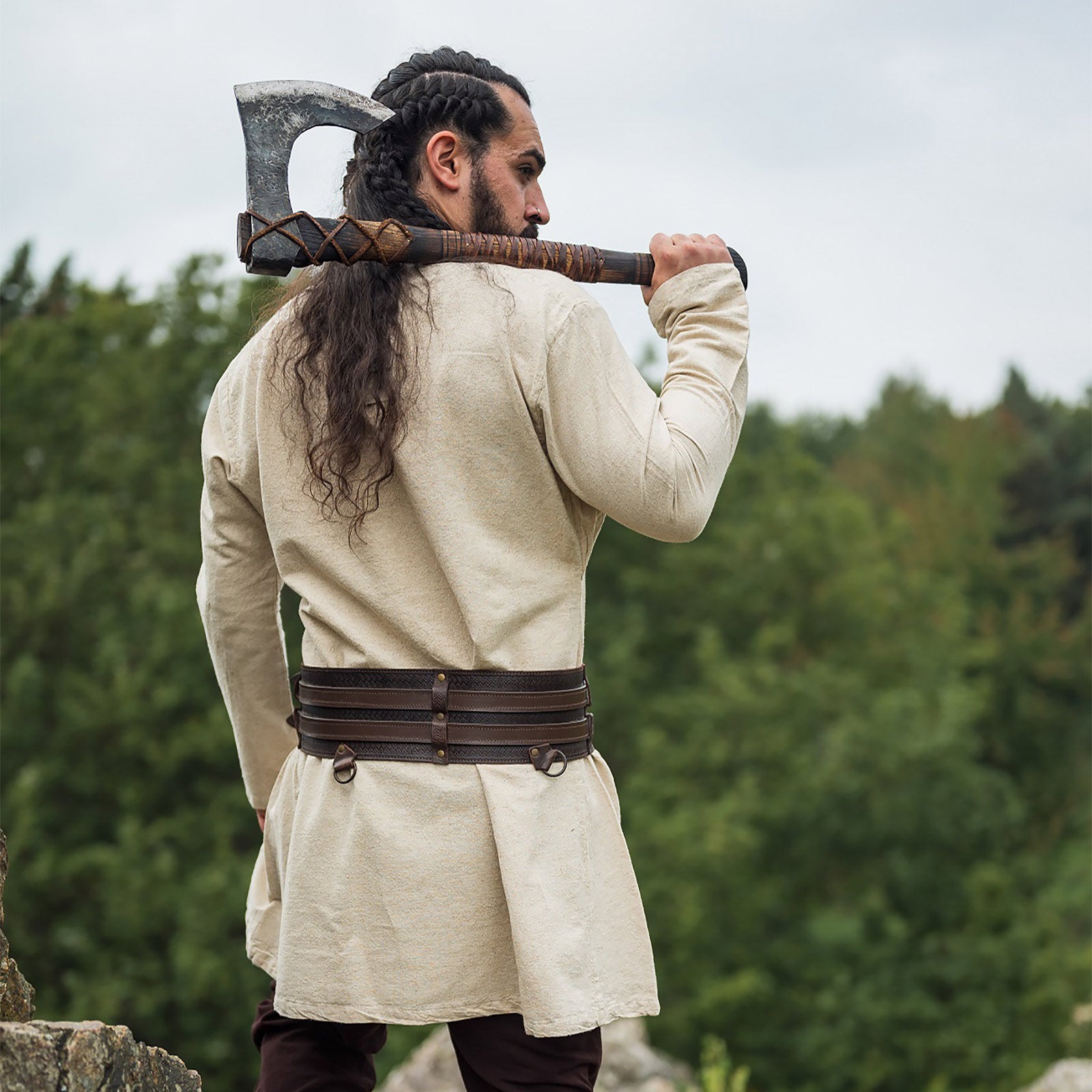 Zdjęcie produktu Średniowieczna tunika Ragnar beżowa