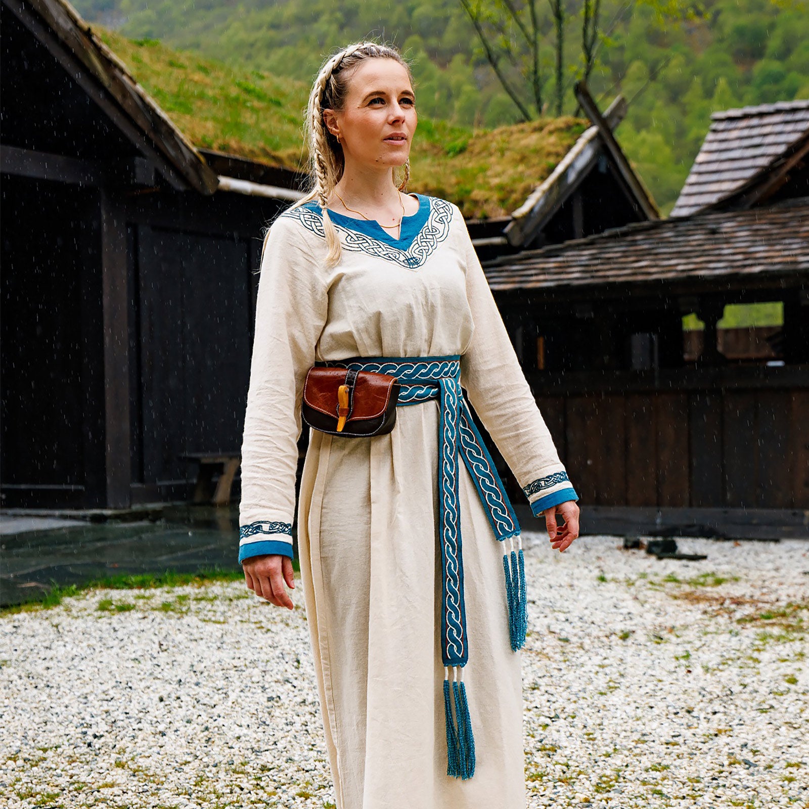 Zdjęcie produktu Średniowieczny pas Elina niebieski