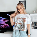 Zdjęcie produktu Biała koszulka Grogu i Mandalorianin - Star Wars The Mandalorian