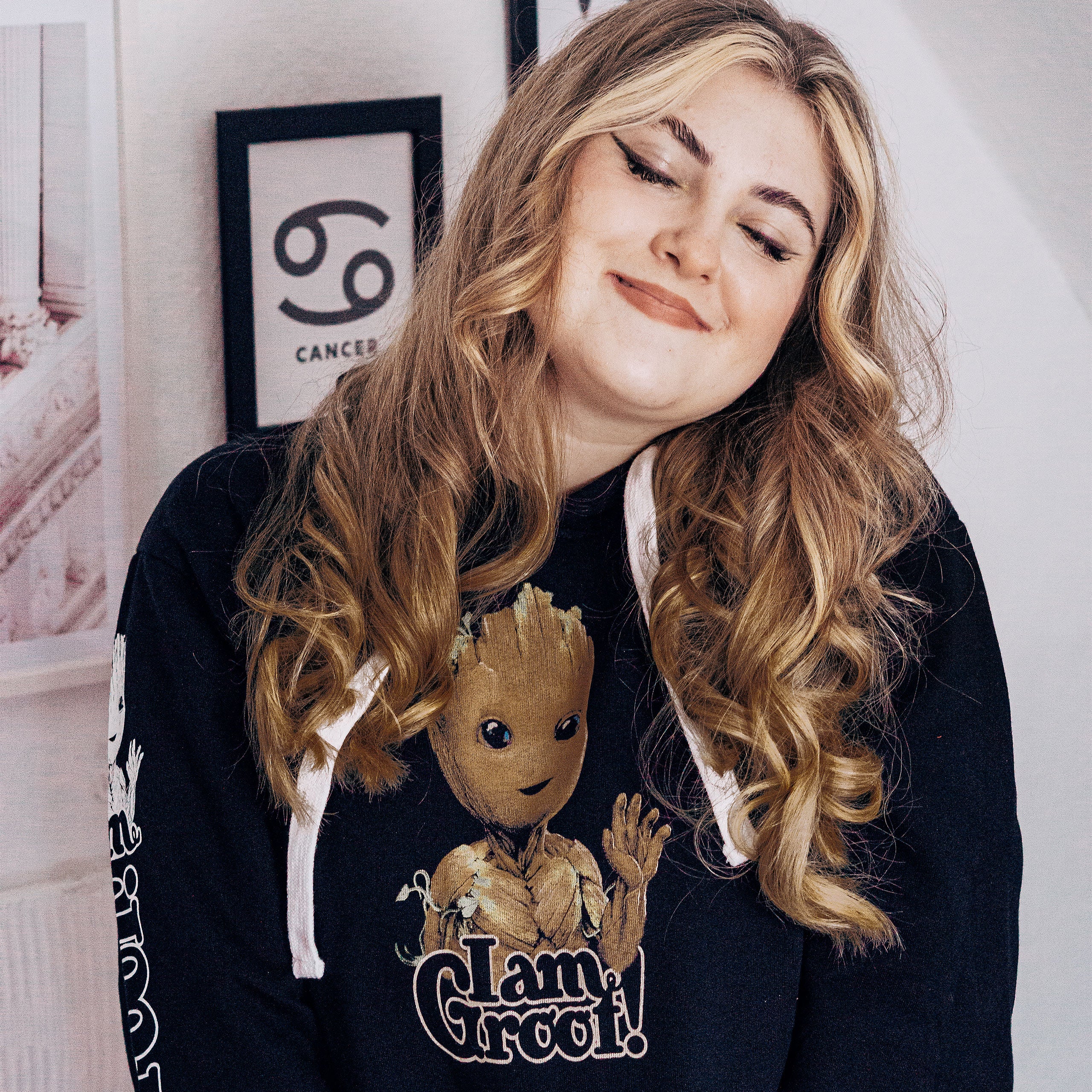 Zdjęcie produktu Guardians of the Galaxy - I Am Groot Hoodie czarny