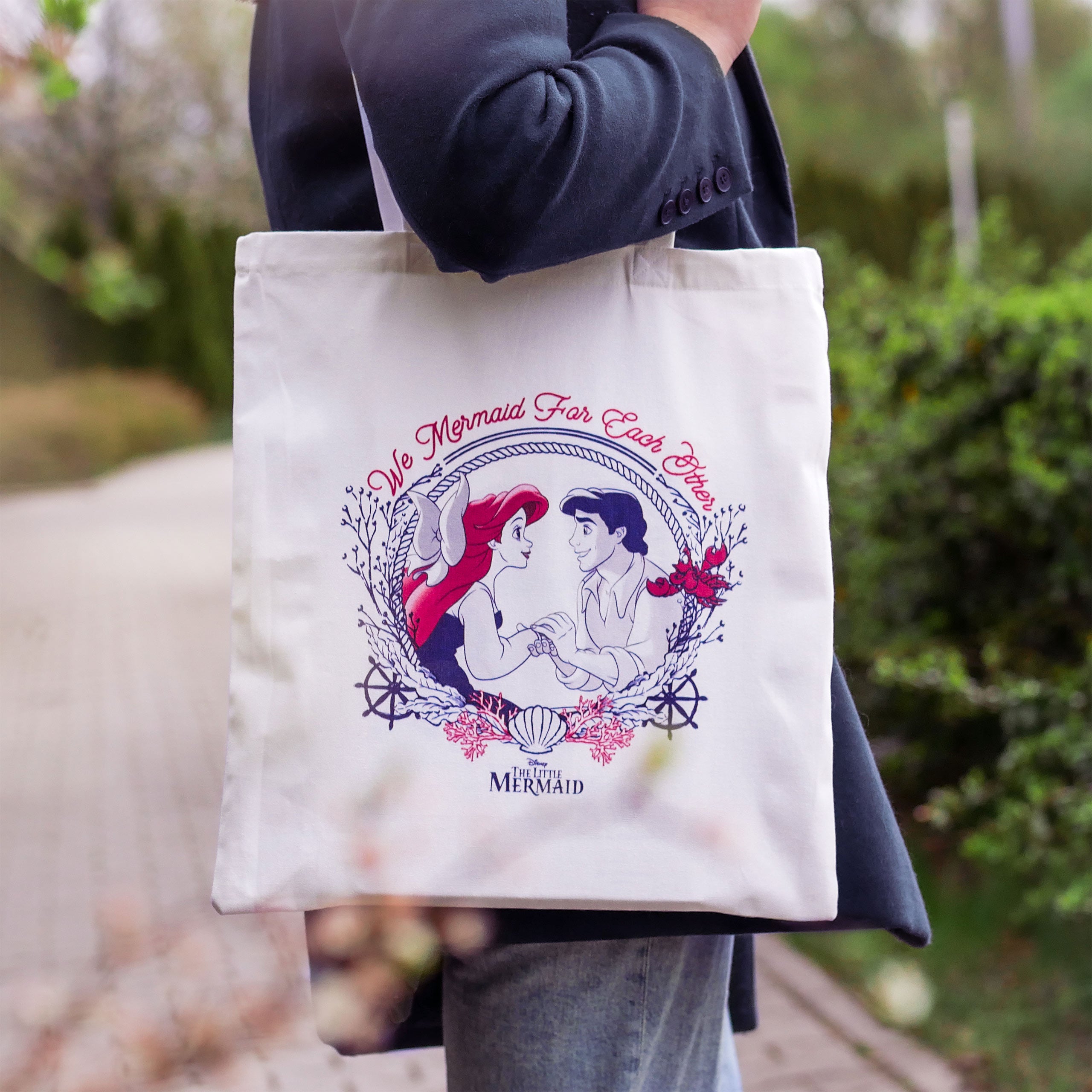 Zdjęcie produktu Arielka - We Mermaid for Each Other Torba bawełniana biała