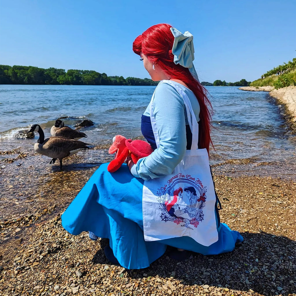 Zdjęcie produktu Arielka - We Mermaid for Each Other Torba bawełniana biała
