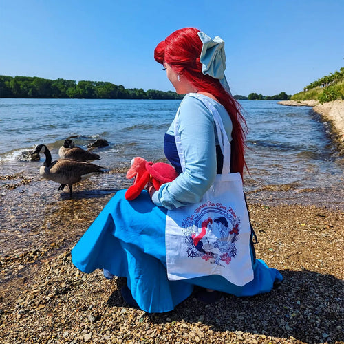 Zdjęcie produktu Arielka - We Mermaid for Each Other Torba bawełniana biała