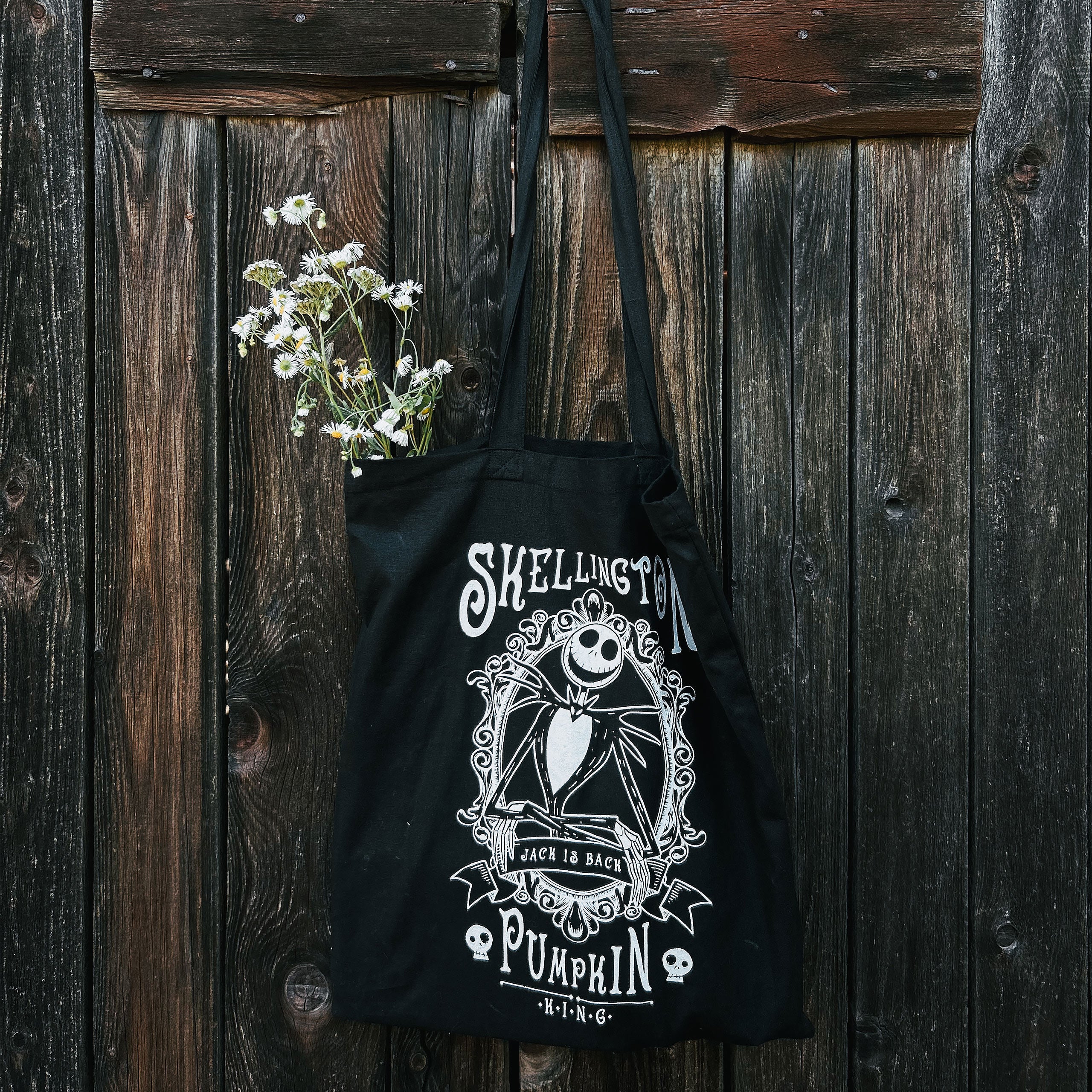 Product image Nightmare Before Christmas - Skellington Pumpkin Jute Bag Black