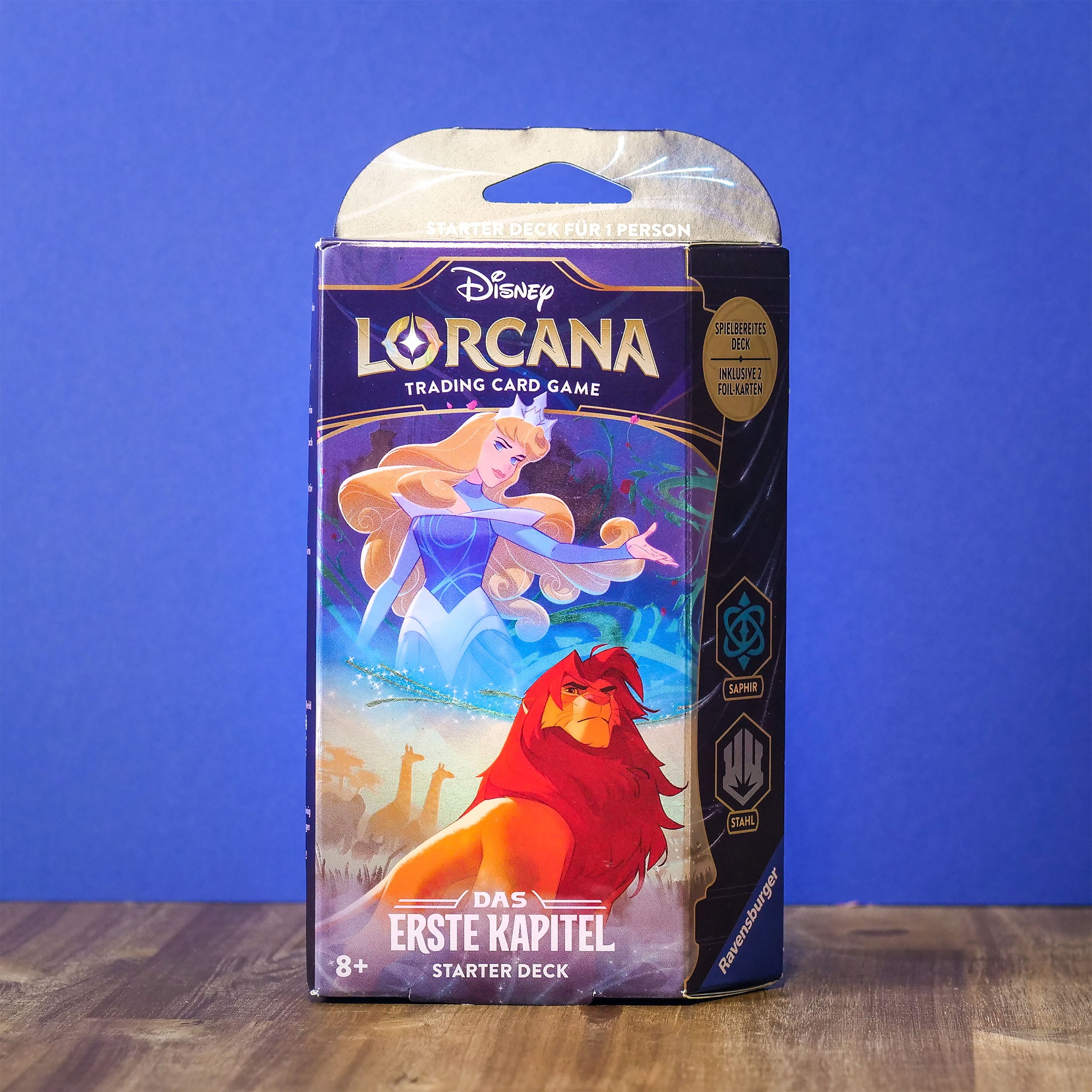 Zdjęcie produktu Disney Lorcana Szafir i Stal Zestaw Startowy - Pierwszy Rozdział Gra Karciana