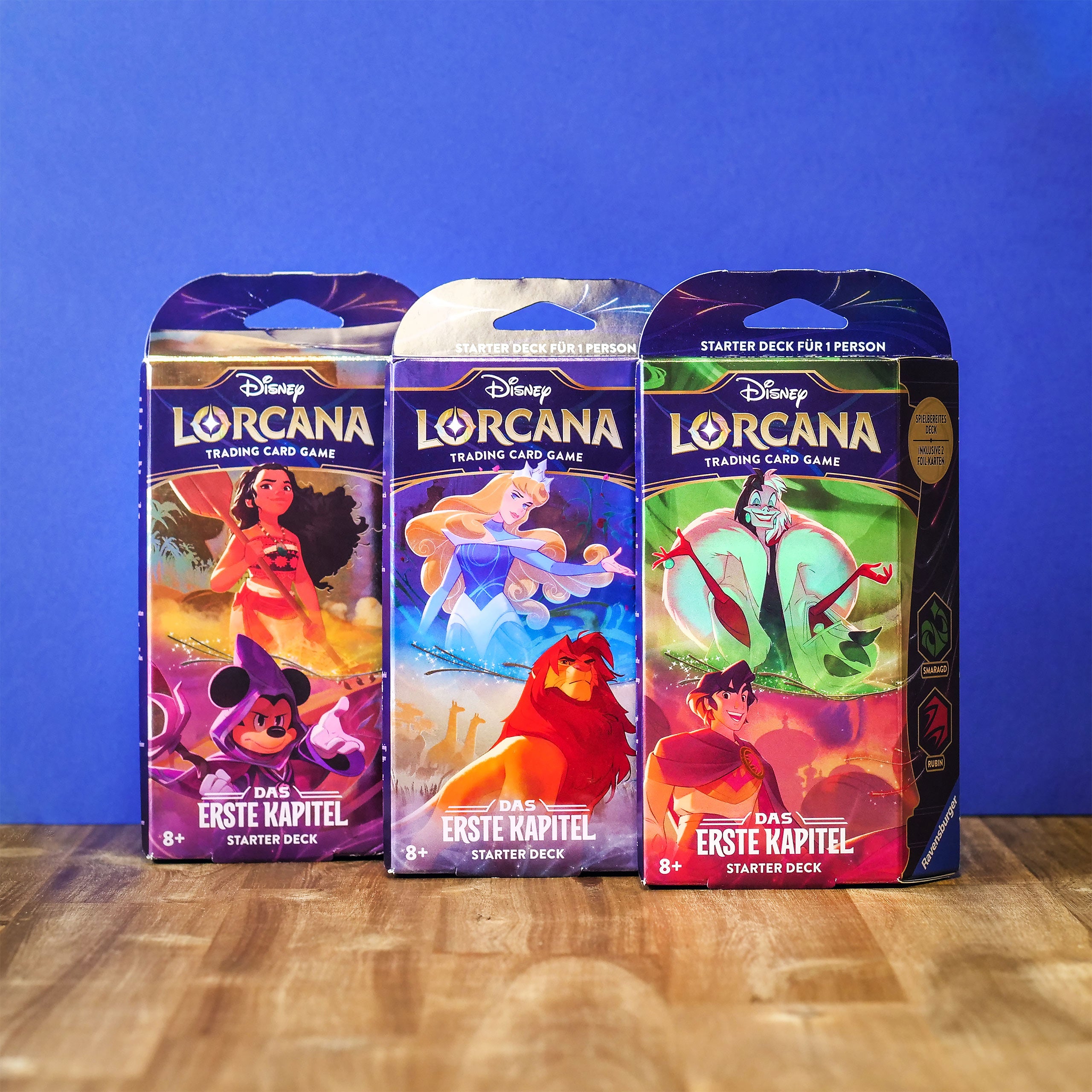 Zdjęcie produktu Disney Lorcana Szafir i Stal Zestaw Startowy - Pierwszy Rozdział Gra Karciana