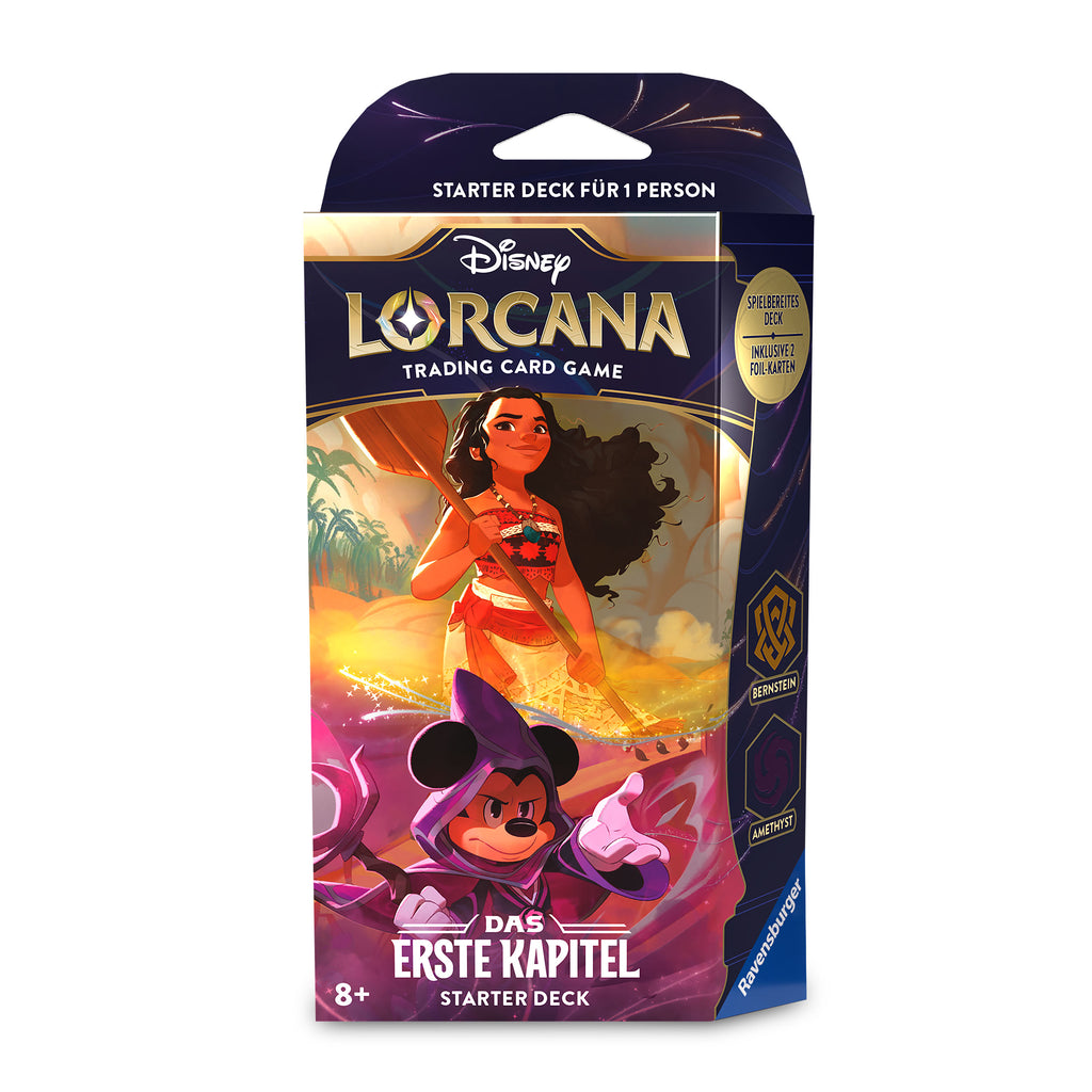 Zdjęcie produktu Disney Lorcana Bursztyn i Ametyst Zestaw Startowy - Pierwszy Rozdział Gra Karciana