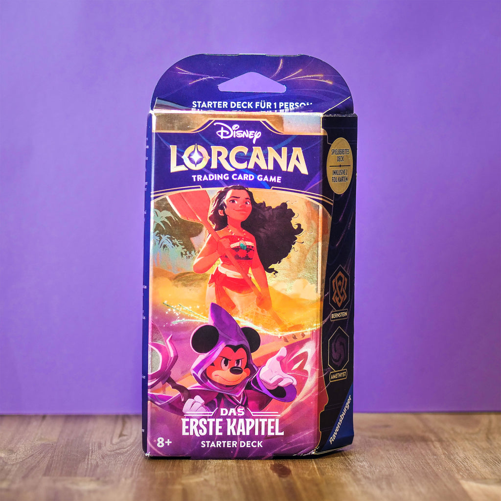 Zdjęcie produktu Disney Lorcana Bursztyn i Ametyst Zestaw Startowy - Pierwszy Rozdział Gra Karciana