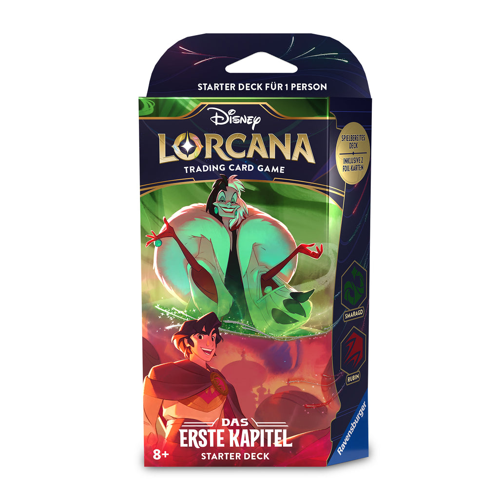 Zdjęcie produktu Disney Lorcana Szmaragd i Rubin Zestaw Startowy - Pierwszy Rozdział Gry Karcianej