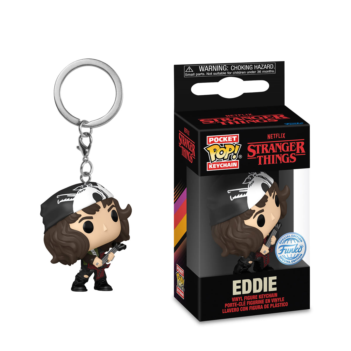 Zdjęcie produktu Stranger Things - Eddie Funko Pop brelok do kluczy