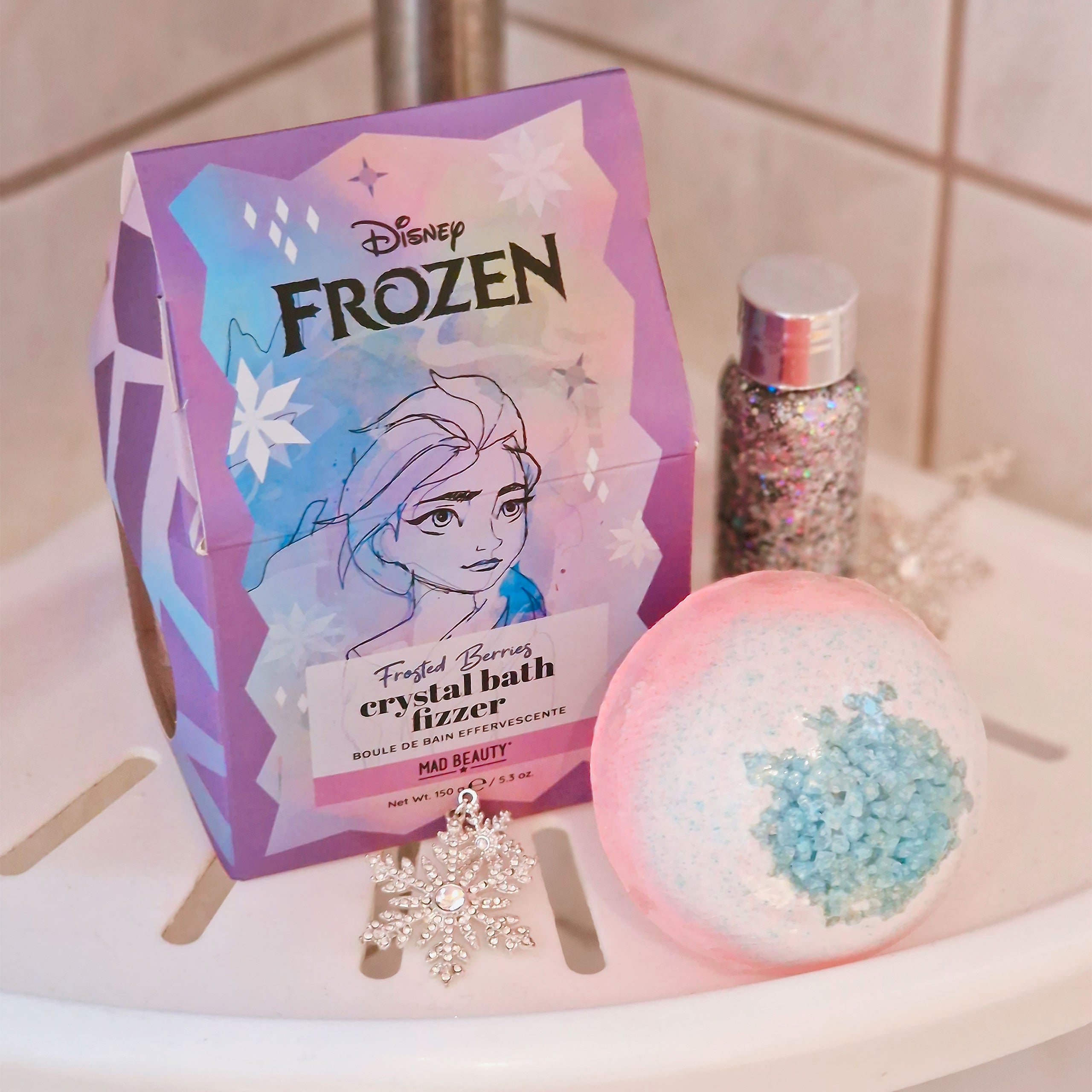 Zdjęcie produktu Disney Kraina Lodu - Elsa Musująca Kula do Kąpieli