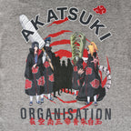 Zdjęcie produktu Naruto Shippuden - Koszulka Akatsuki Organization szara