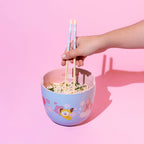 Zdjęcie produktu BT21 - Miseczka do ramen z pałeczkami z postaciami