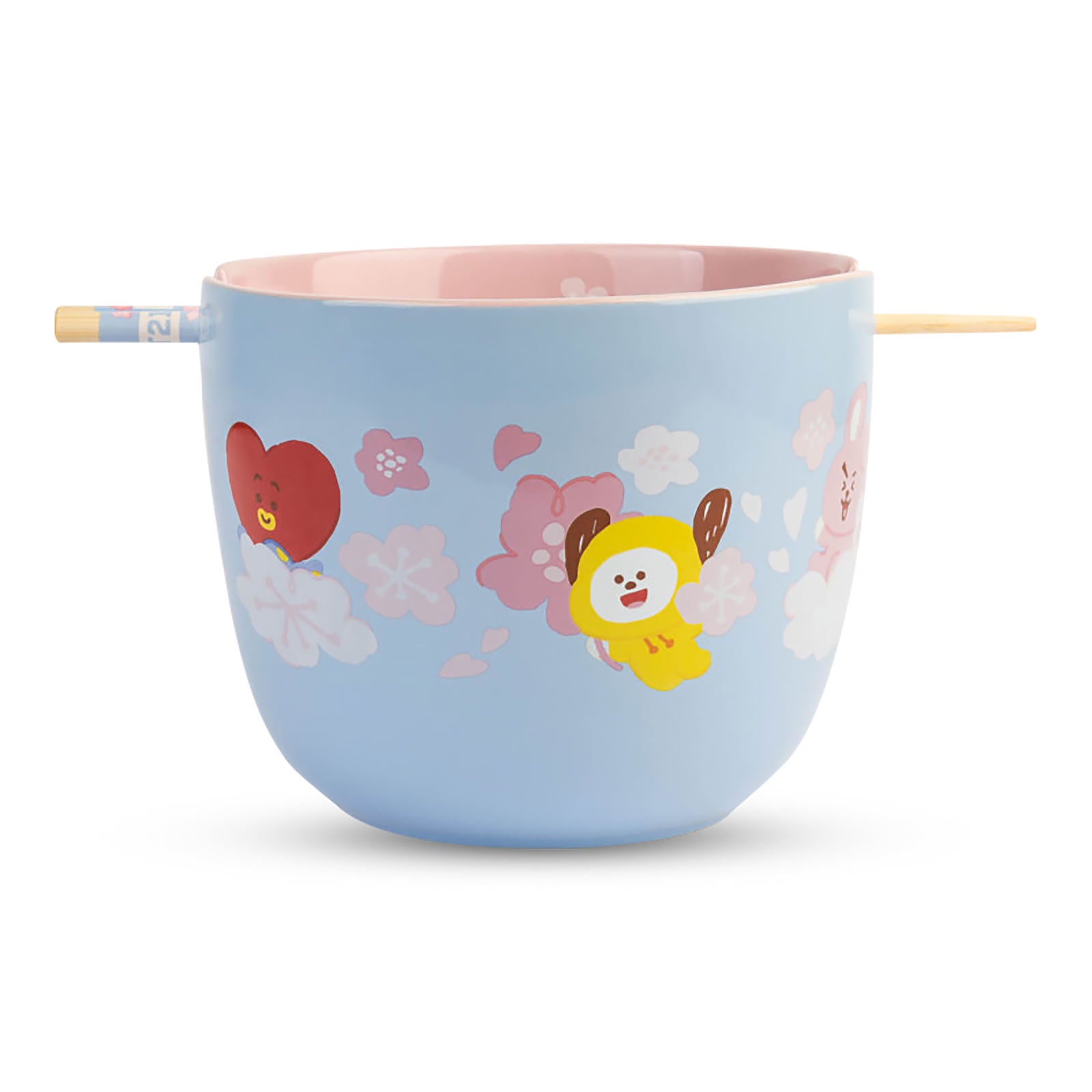 Zdjęcie produktu BT21 - Miseczka do ramen z pałeczkami z postaciami