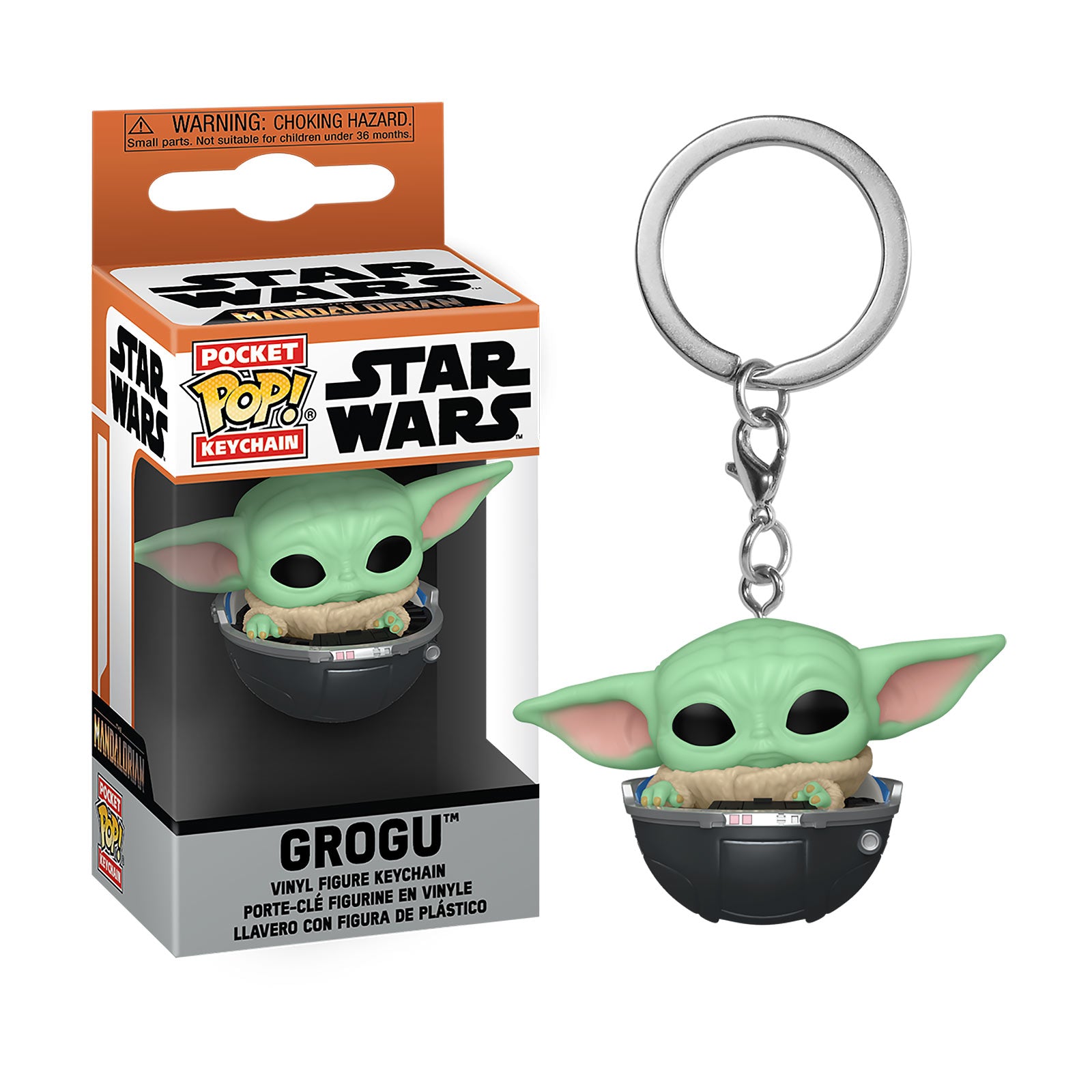 Product image Grogu in Stroller Funko Pop Keychain - Star Wars The Mandalorian