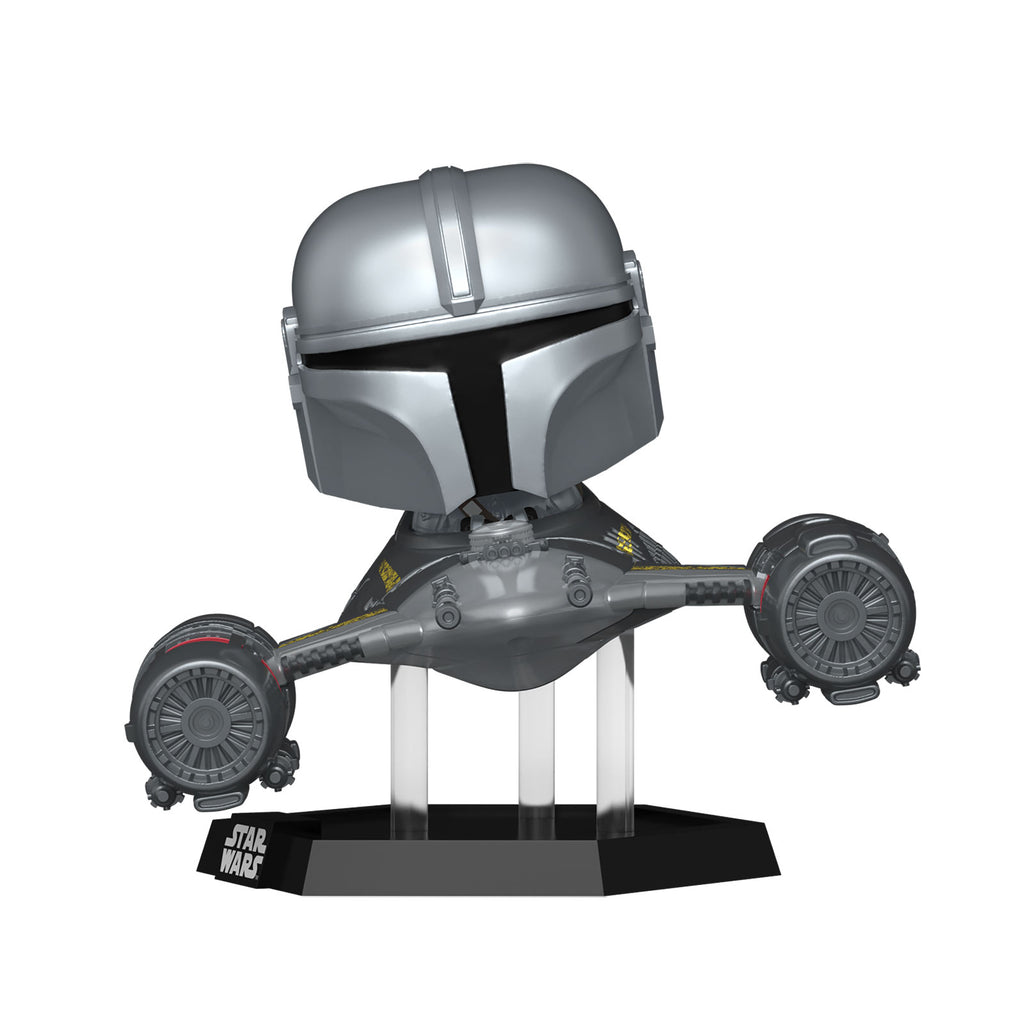 Zdjęcie produktu Mandalorian w N1 Starfighter Funko Pop figurka z ruchomą głową - Star Wars The Mandalorian