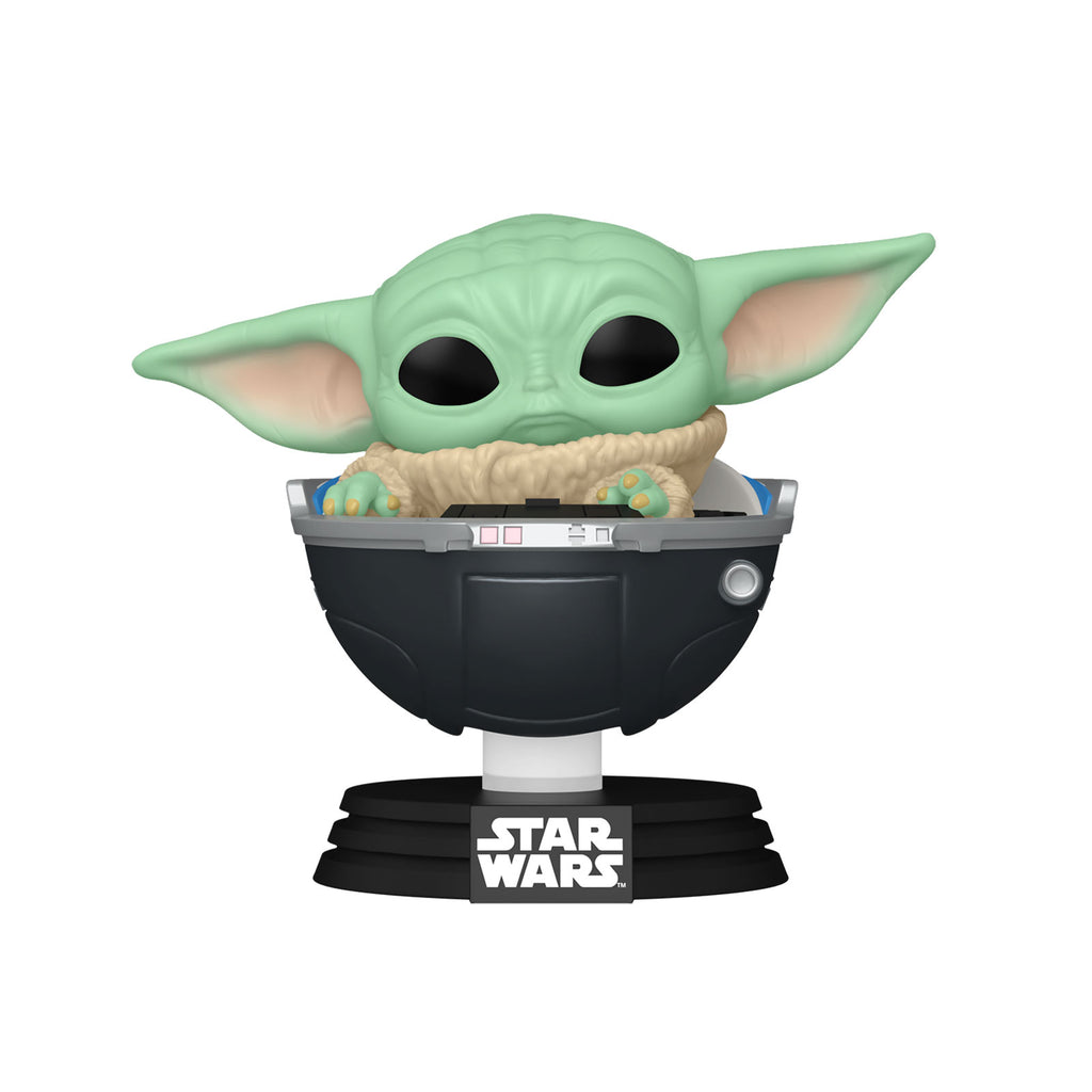 Zdjęcie produktu Grogu w wózku dziecięcym Funko Pop figurka z kiwającą głową - Star Wars The Mandalorian