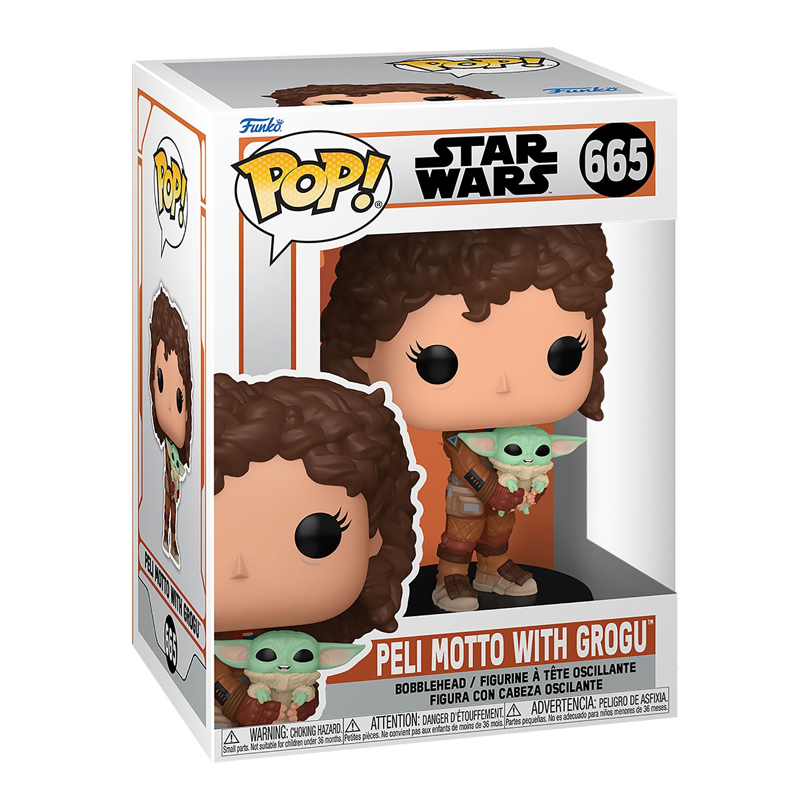 Zdjęcie produktu Peli Motto z Grogu Funko Pop figurka z kiwającą głową - Star Wars The Mandalorian
