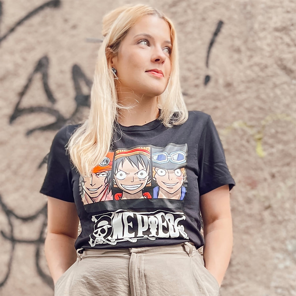 Zdjęcie produktu One Piece - Koszulka załogi czarna
