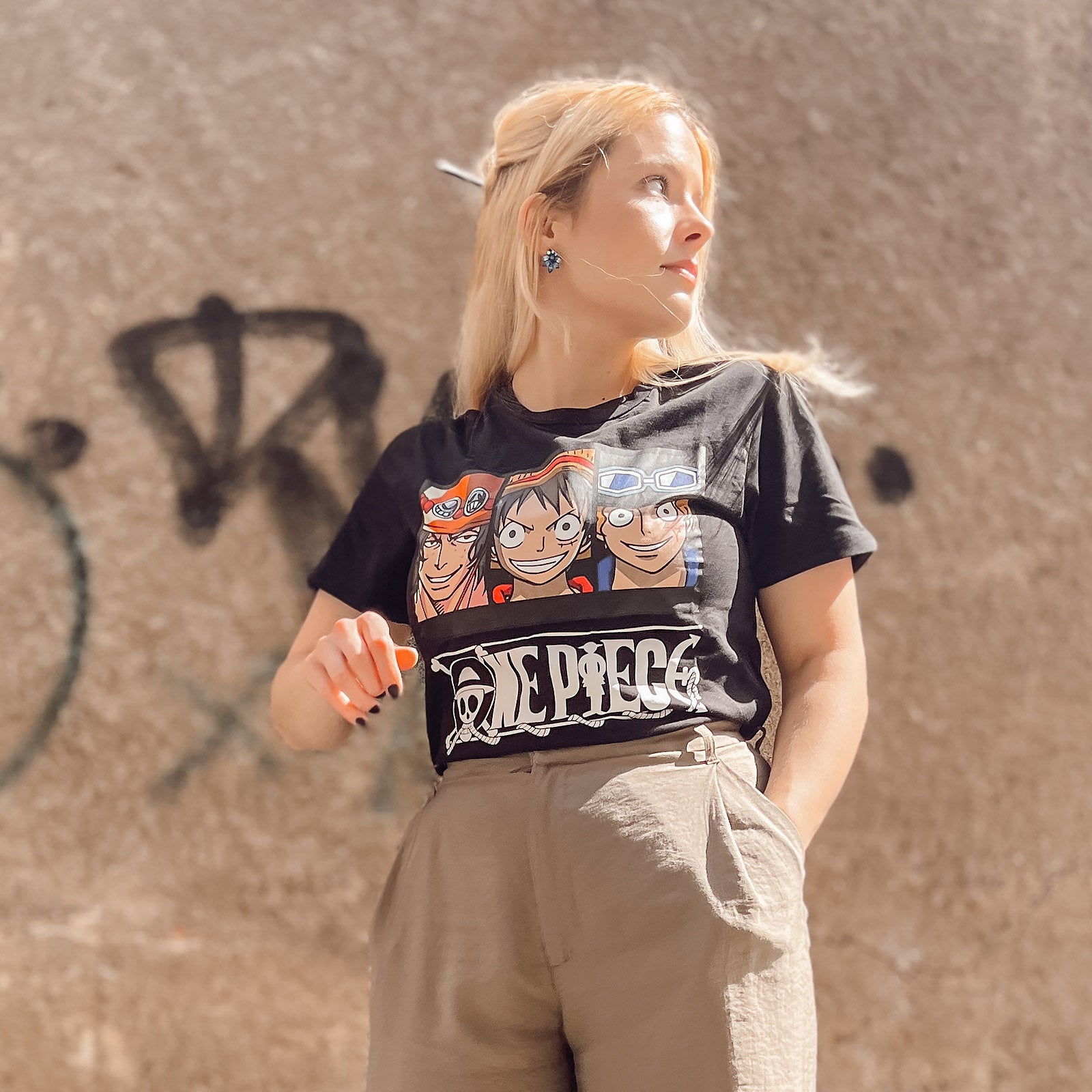 Zdjęcie produktu One Piece - Koszulka załogi czarna
