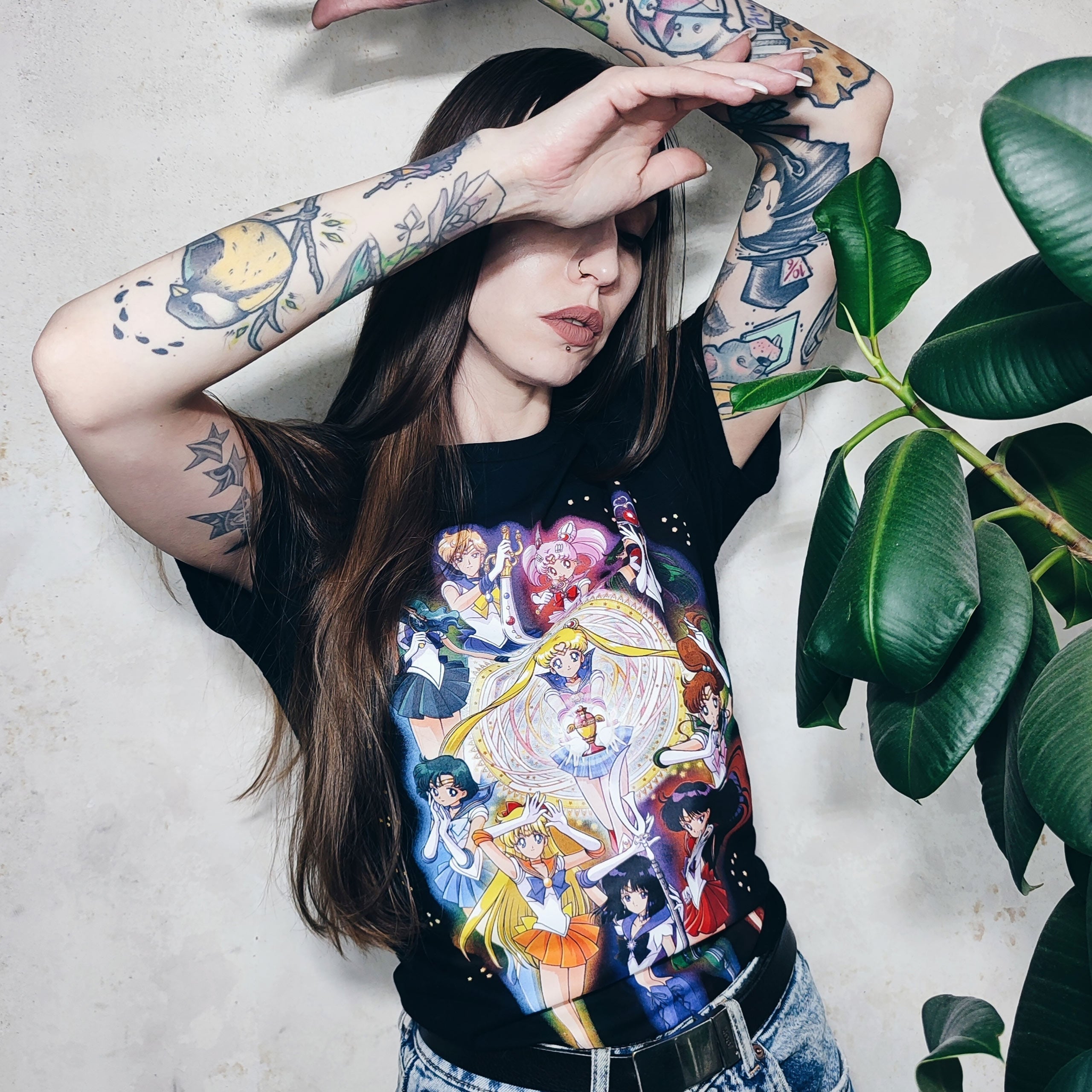 Zdjęcie produktu Sailor Moon - Crew T-Shirt czarne