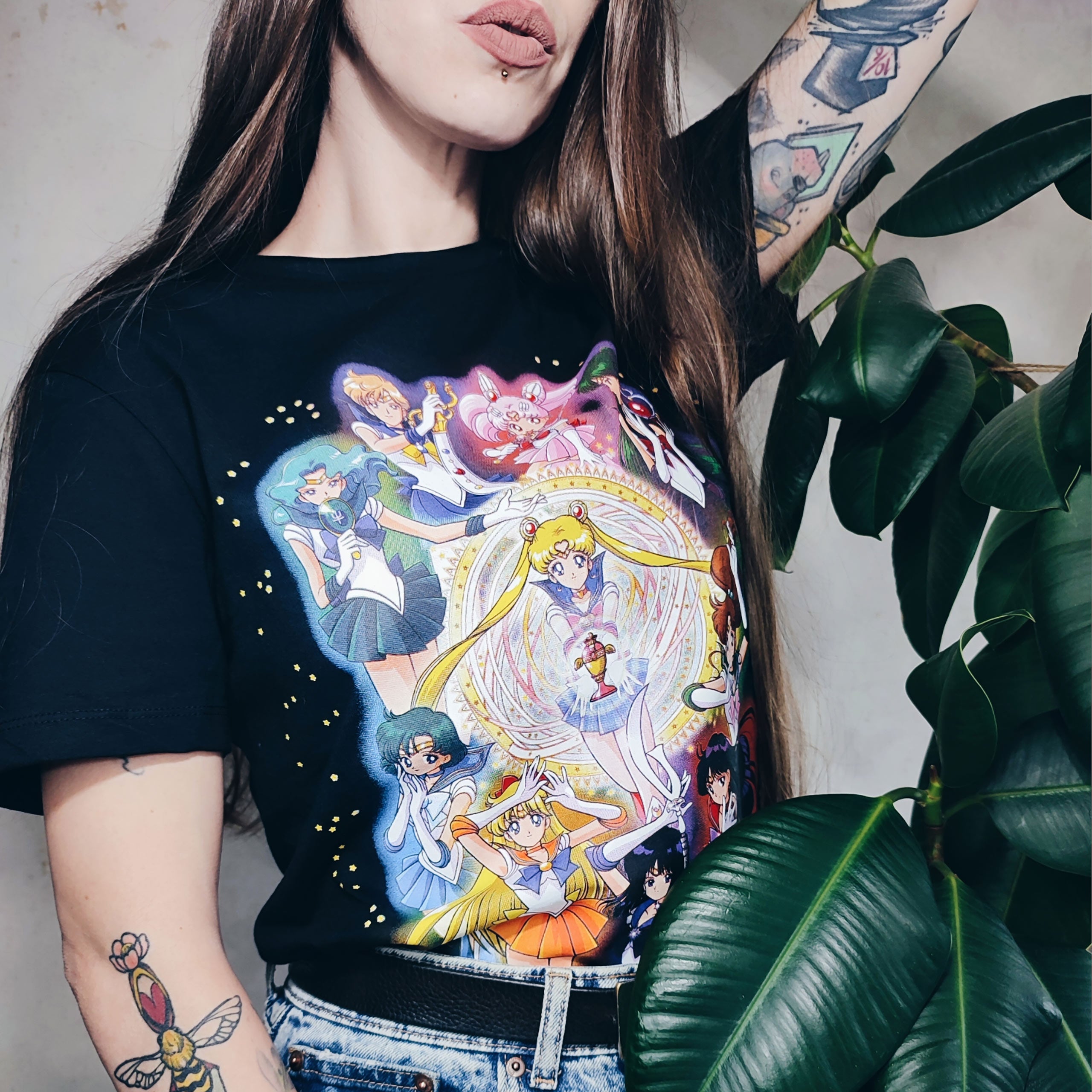 Zdjęcie produktu Sailor Moon - Crew T-Shirt czarne