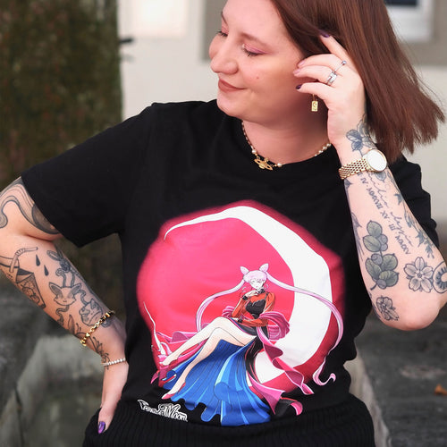 Zdjęcie produktu Sailor Moon - Bright Moon T-Shirt czarne