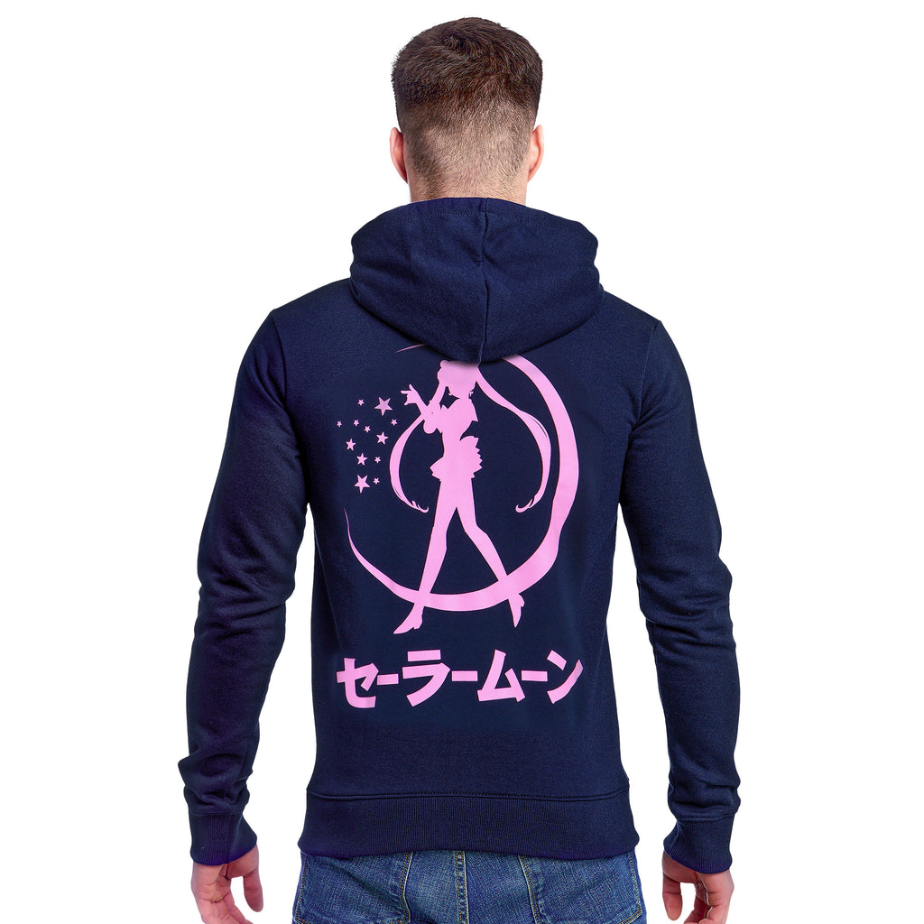 Zdjęcie produktu Sailor Moon - Silhouette Bluza z kapturem niebieska