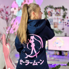 Zdjęcie produktu Sailor Moon - Silhouette Bluza z kapturem niebieska