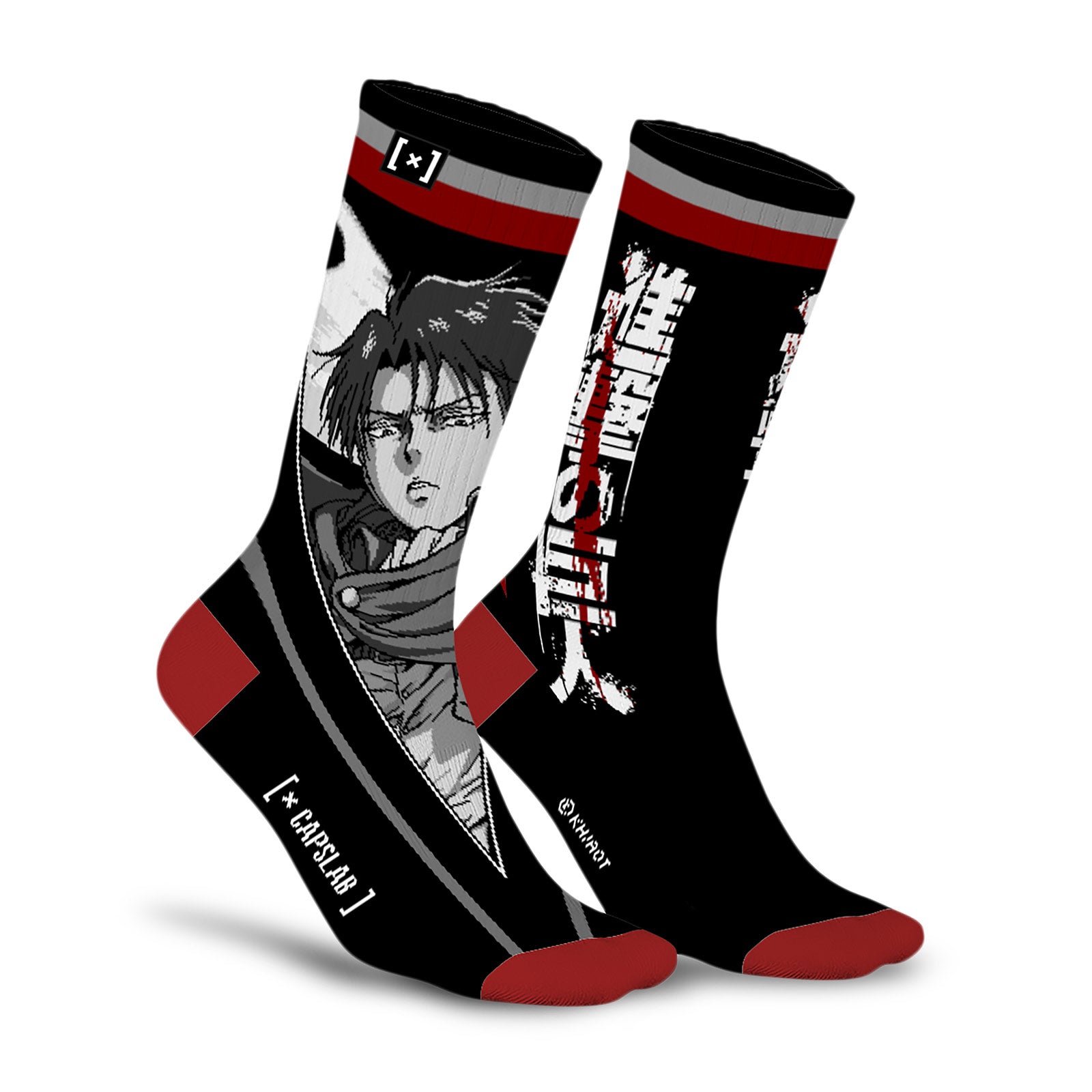 Zdjęcie produktu Attack on Titan - Skarpety Levi Capslab