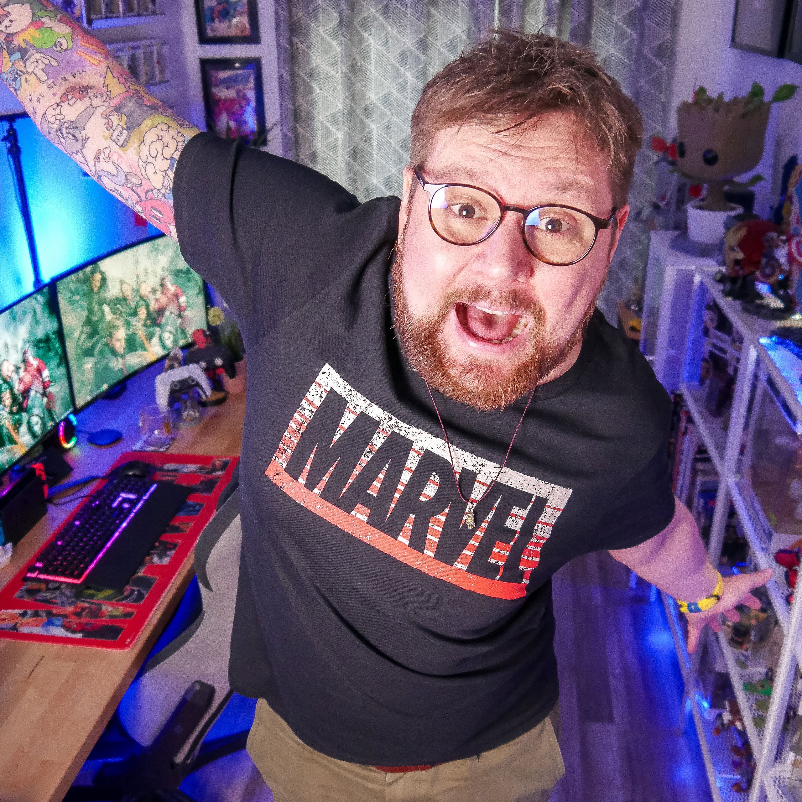Zdjęcie produktu Marvel - Koszulka z logo Guardians czarna