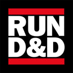 Zdjęcie produktu Run D&D T-Shirt czarne dla fanów Dungeons & Dragons