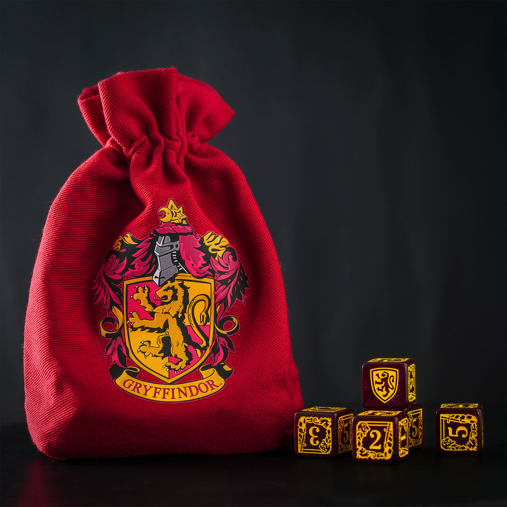 Product image Harry Potter - Gryffindor RPG Dice Set 5pcs with Dice Bag Red